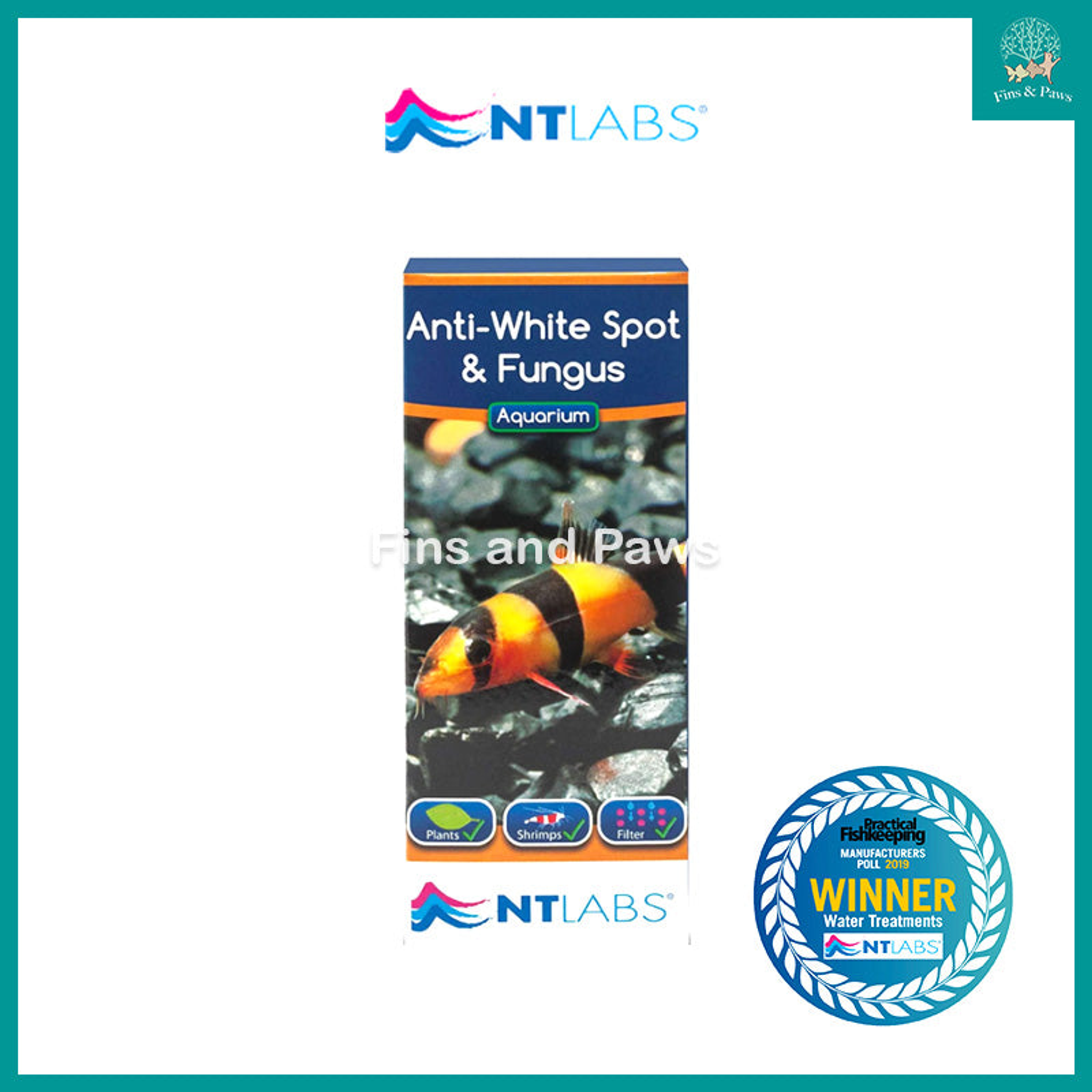 [NT Labs] Aquarium Anti-White Spot & Fungus 100ml