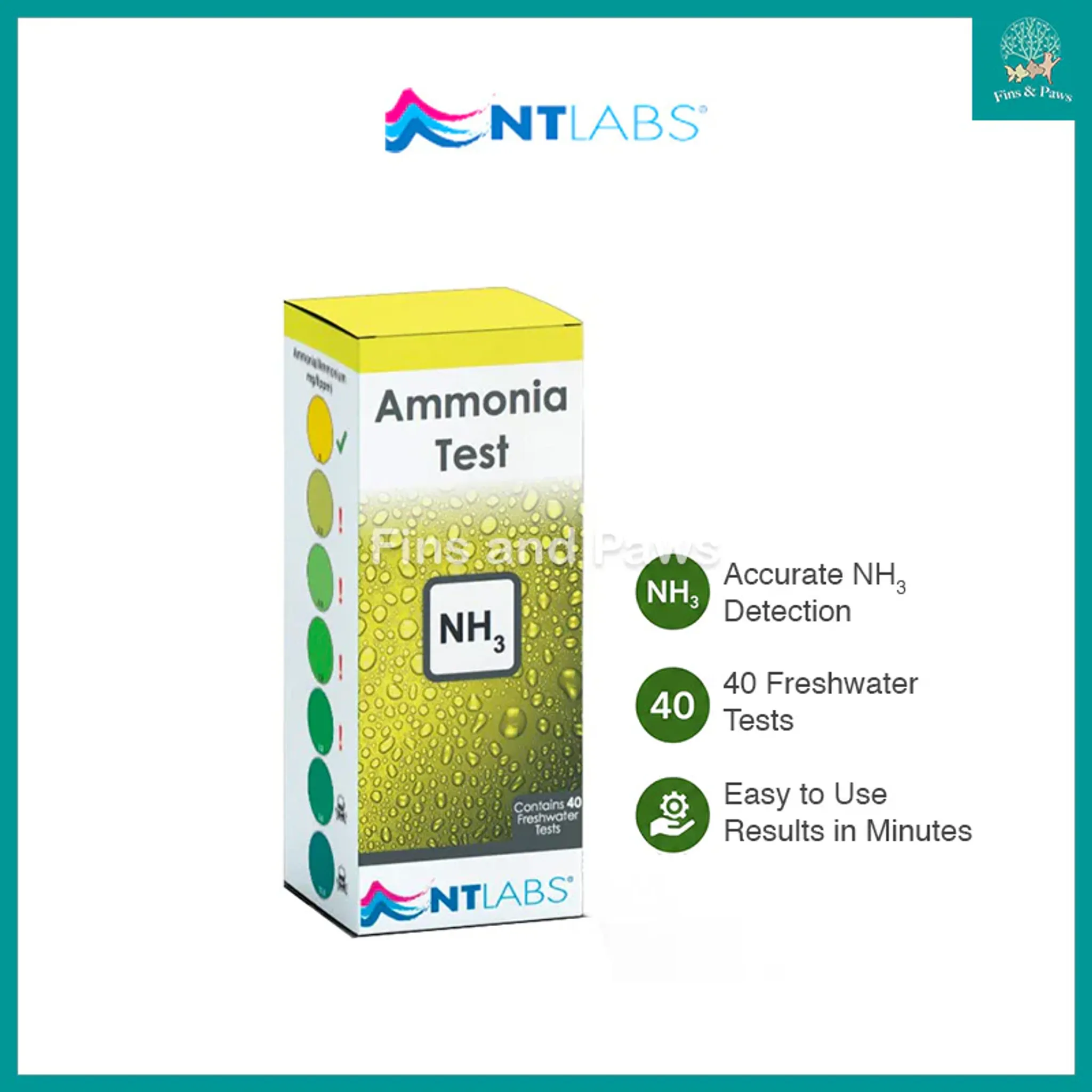 [NT Labs] NH3 Ammonia Test Kit for Aquarium