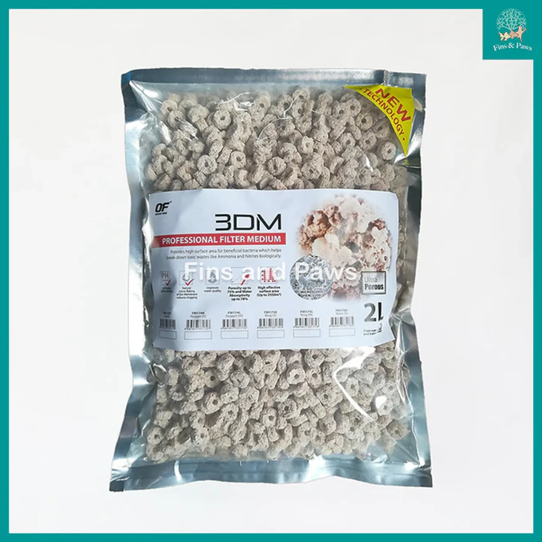 [OF Ocean Free] 3DM Biological Filter Medium - Nugget S