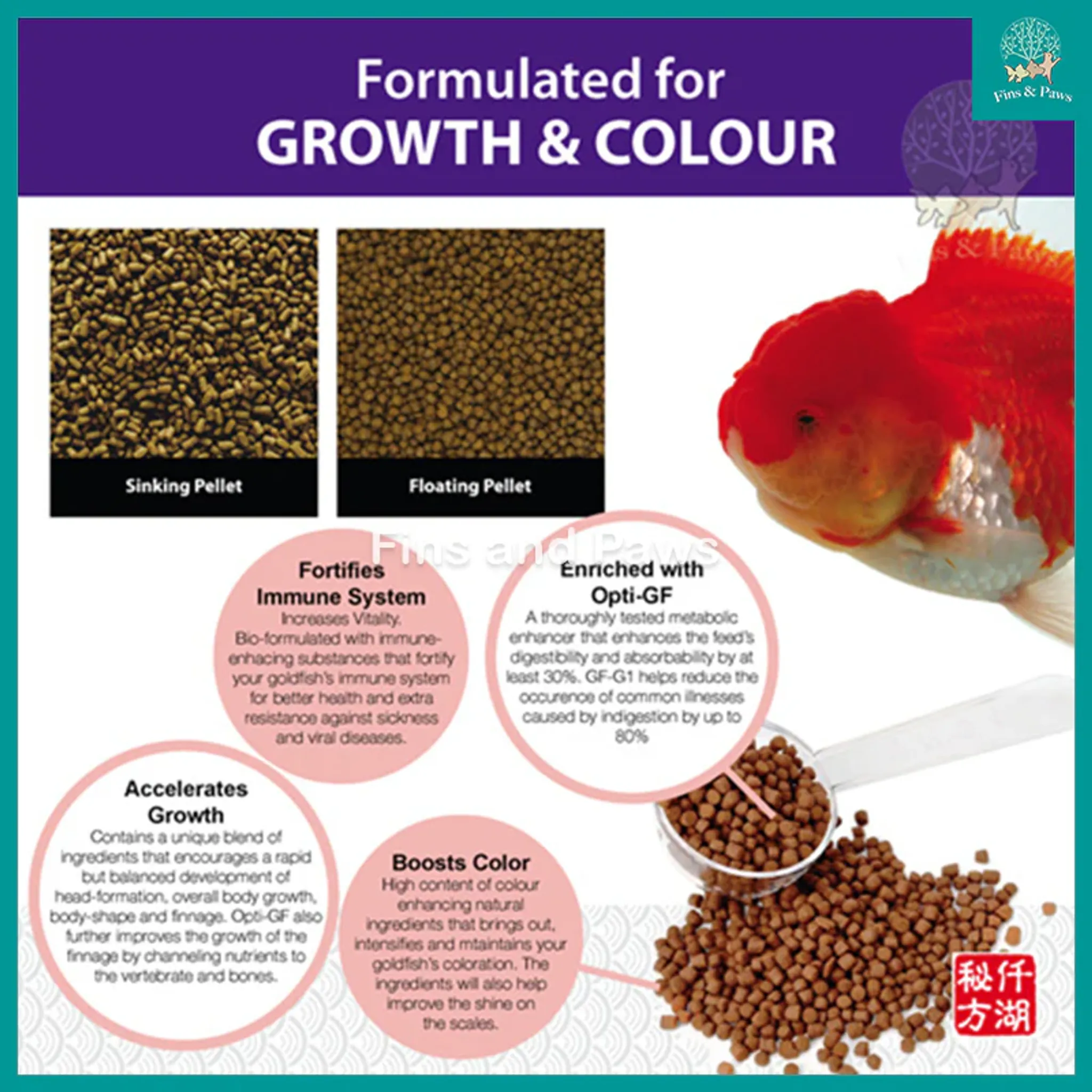 [OF Ocean Free] GF-G1 Pro Goldfish Pellet Food