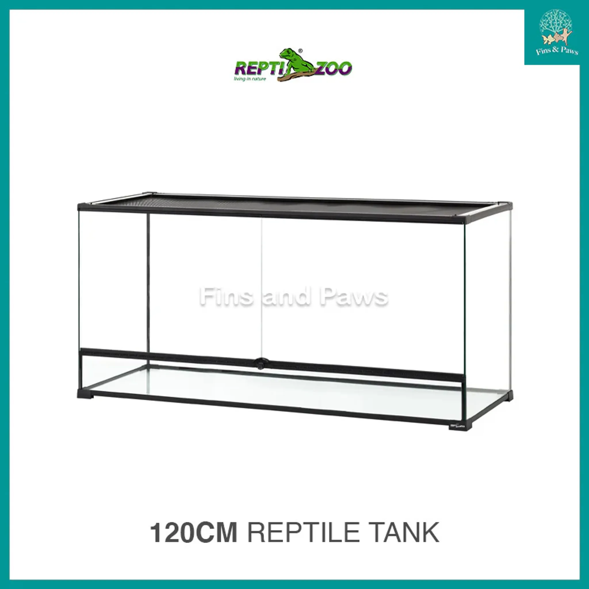 [ReptiZoo] 120cm/4ft Reptile Glass Terrarium / Paludarium
