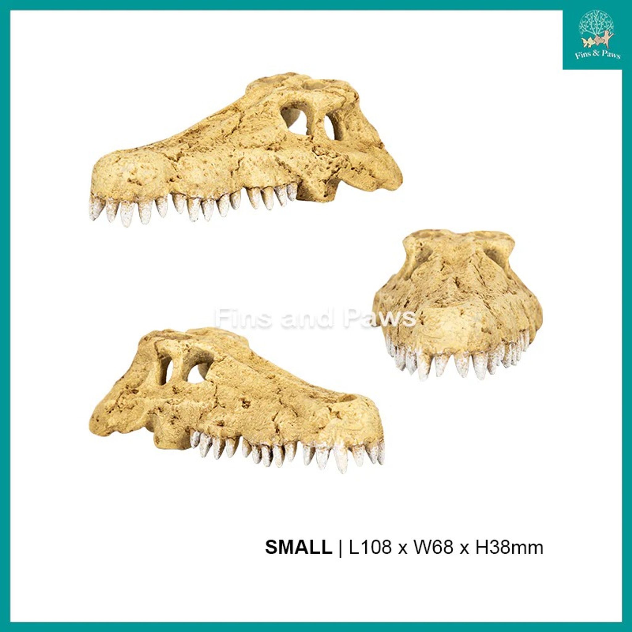 [Reptizoo] Crocodile Skull Hide Cave Ornament