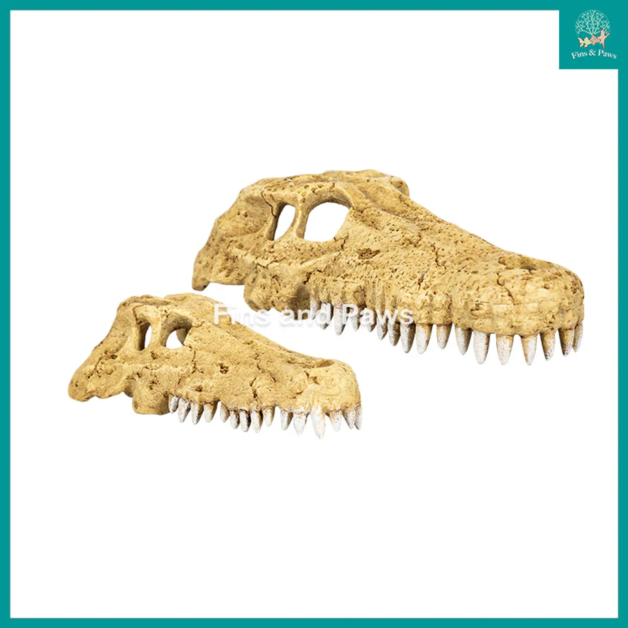 [Reptizoo] Crocodile Skull Hide Cave Ornament