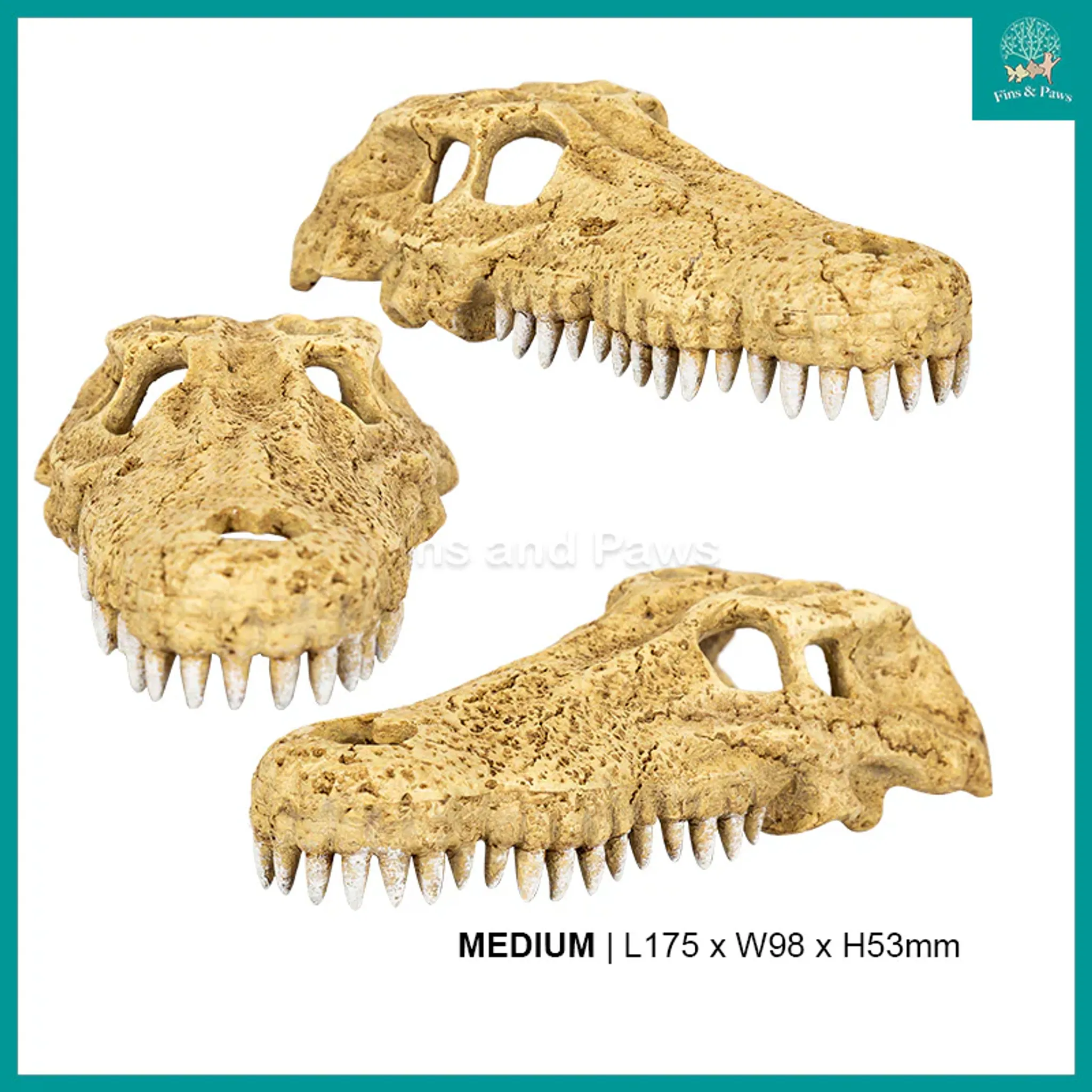 [Reptizoo] Crocodile Skull Hide Cave Ornament