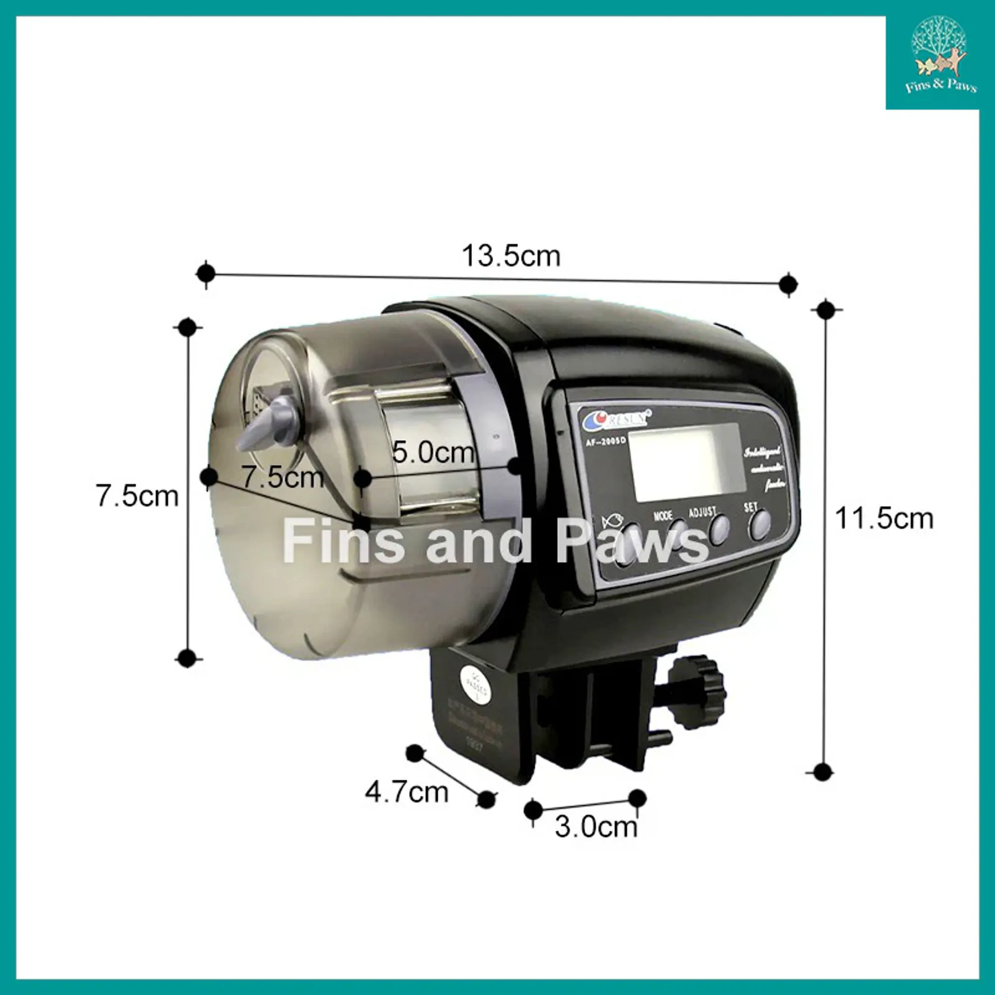 [Resun] AF2005D Battery Auto Feeder (Up to 8mm Pellets)