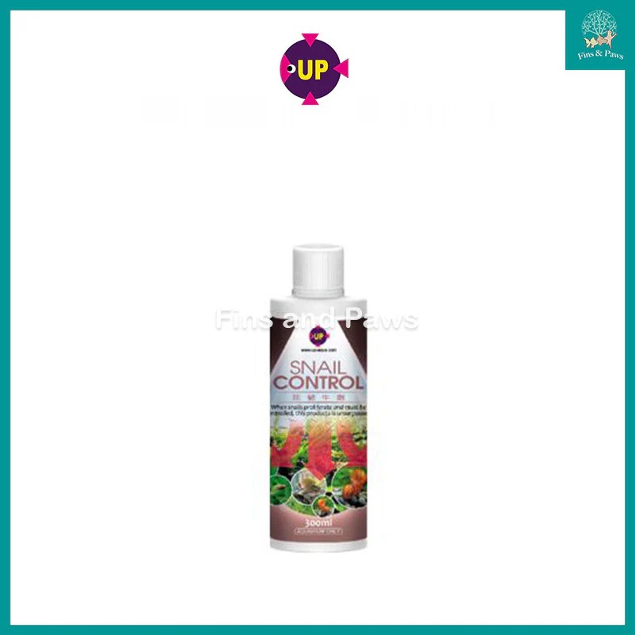 [UP Aqua] Snail Control 300ml for Freshwater Aquarium