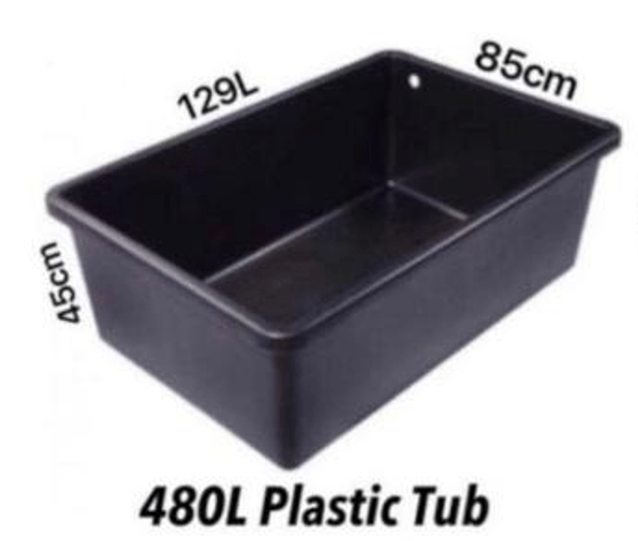 480L Plastic Tub ( blue color)