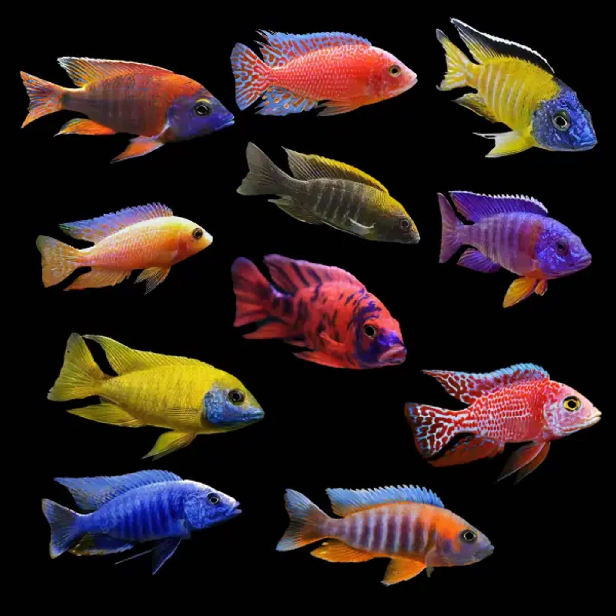 5” Assorted Color Cichlids