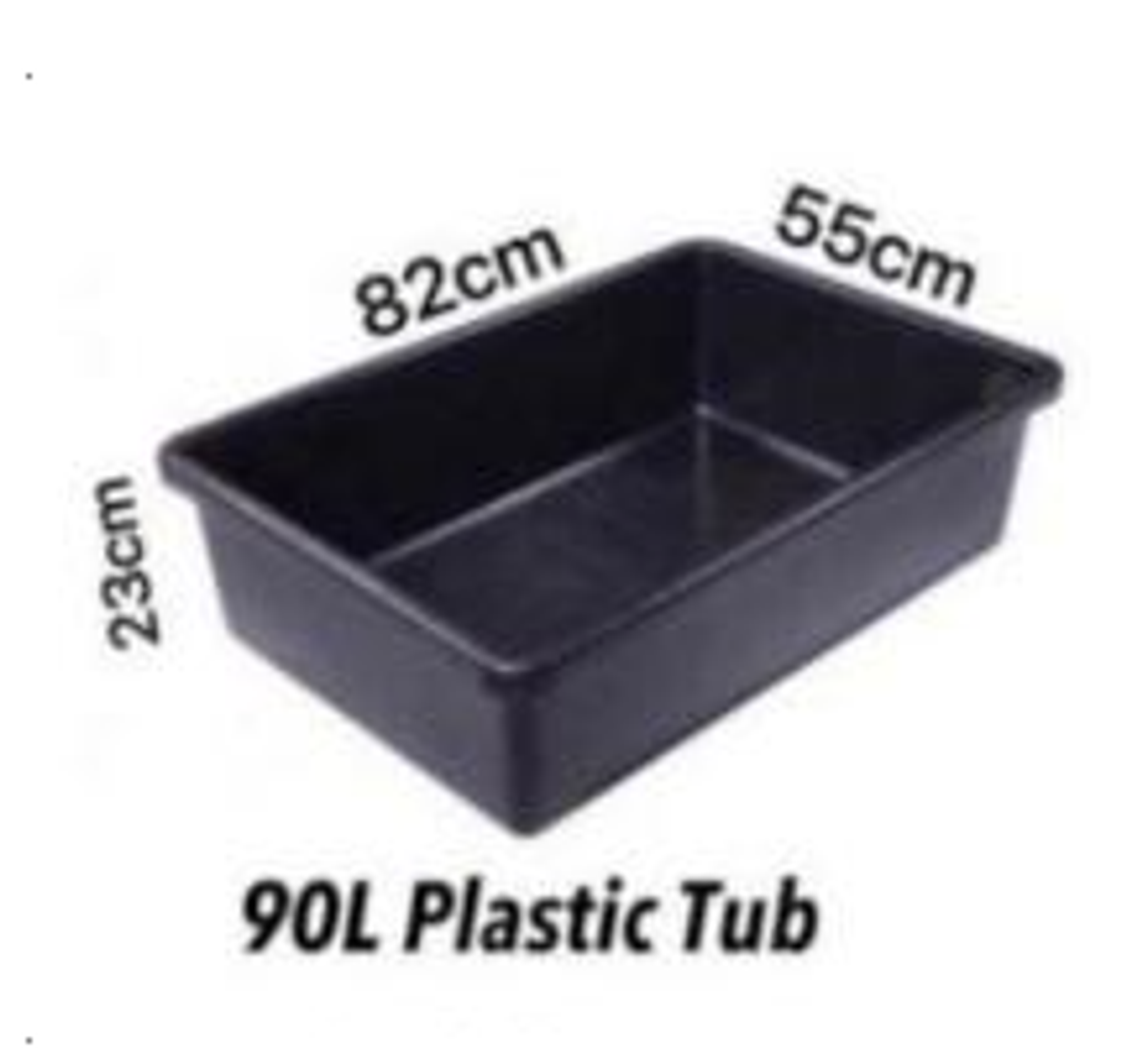 90L Plastic Tub (blue color)