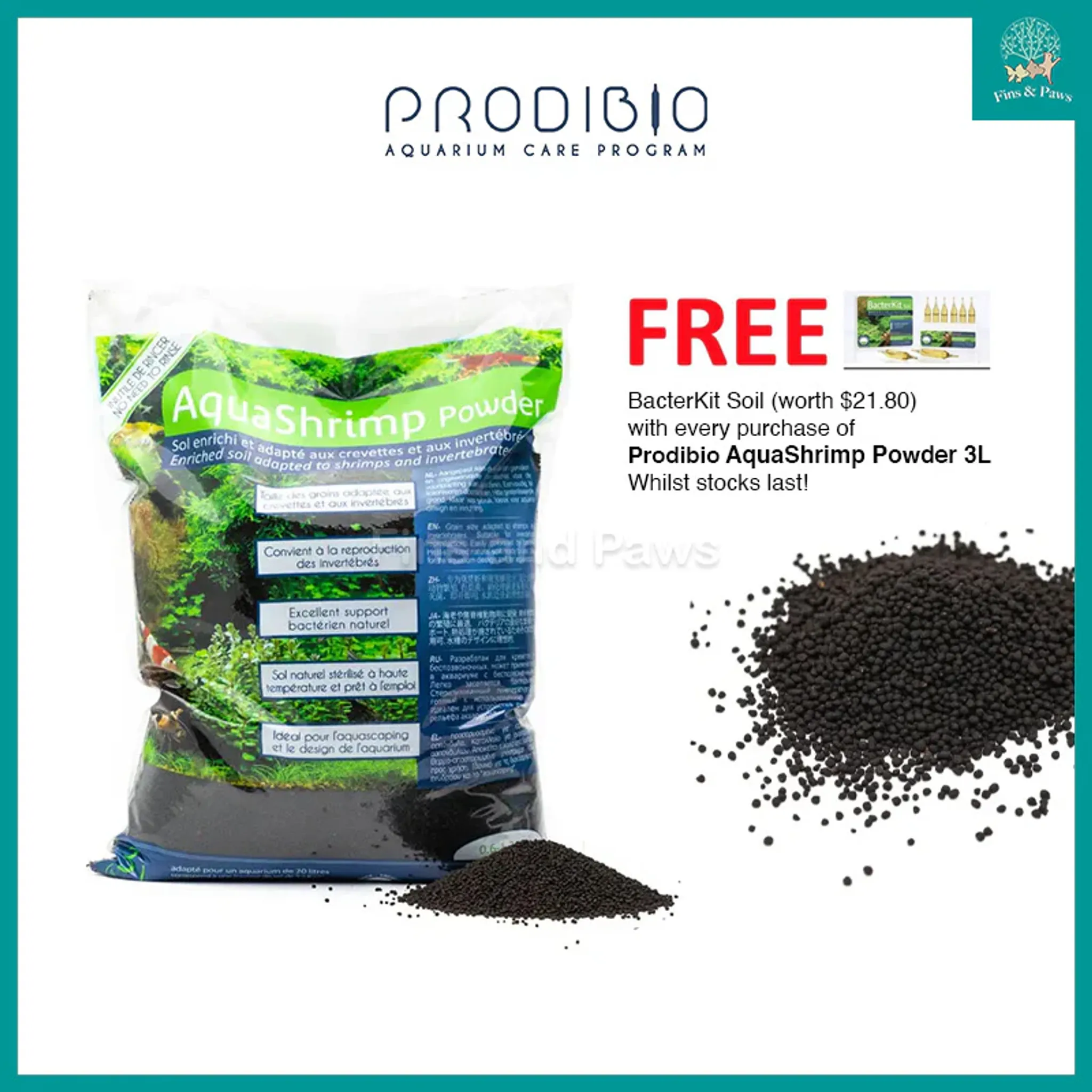 AquaShrimp Powder Soil 3L