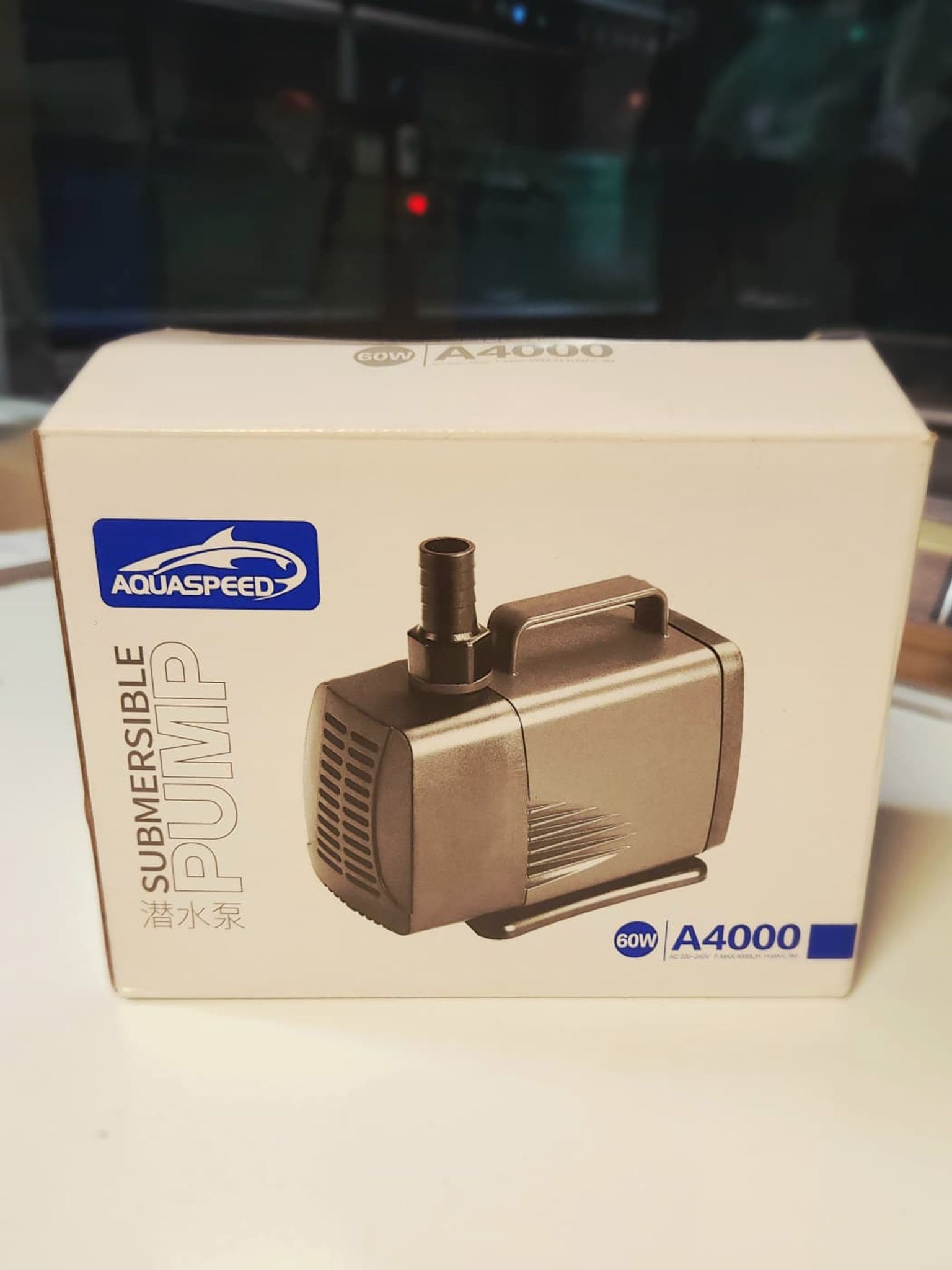 AquaSpeed Submersible Water Pump 4000L