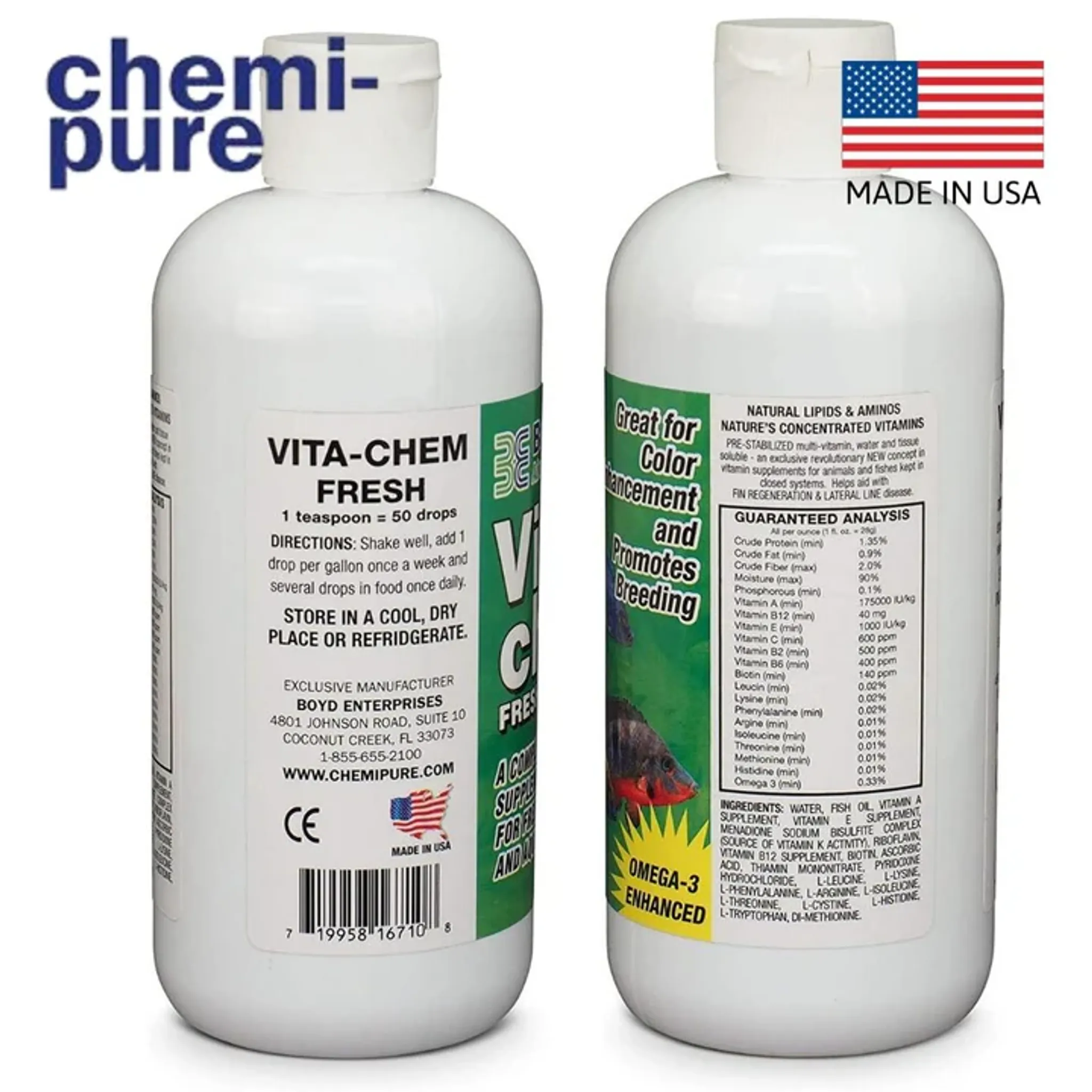BOYD VitaChem Fresh: Concentrated Multi-Vitamin Supplement for Vibrant Aquarium Fish