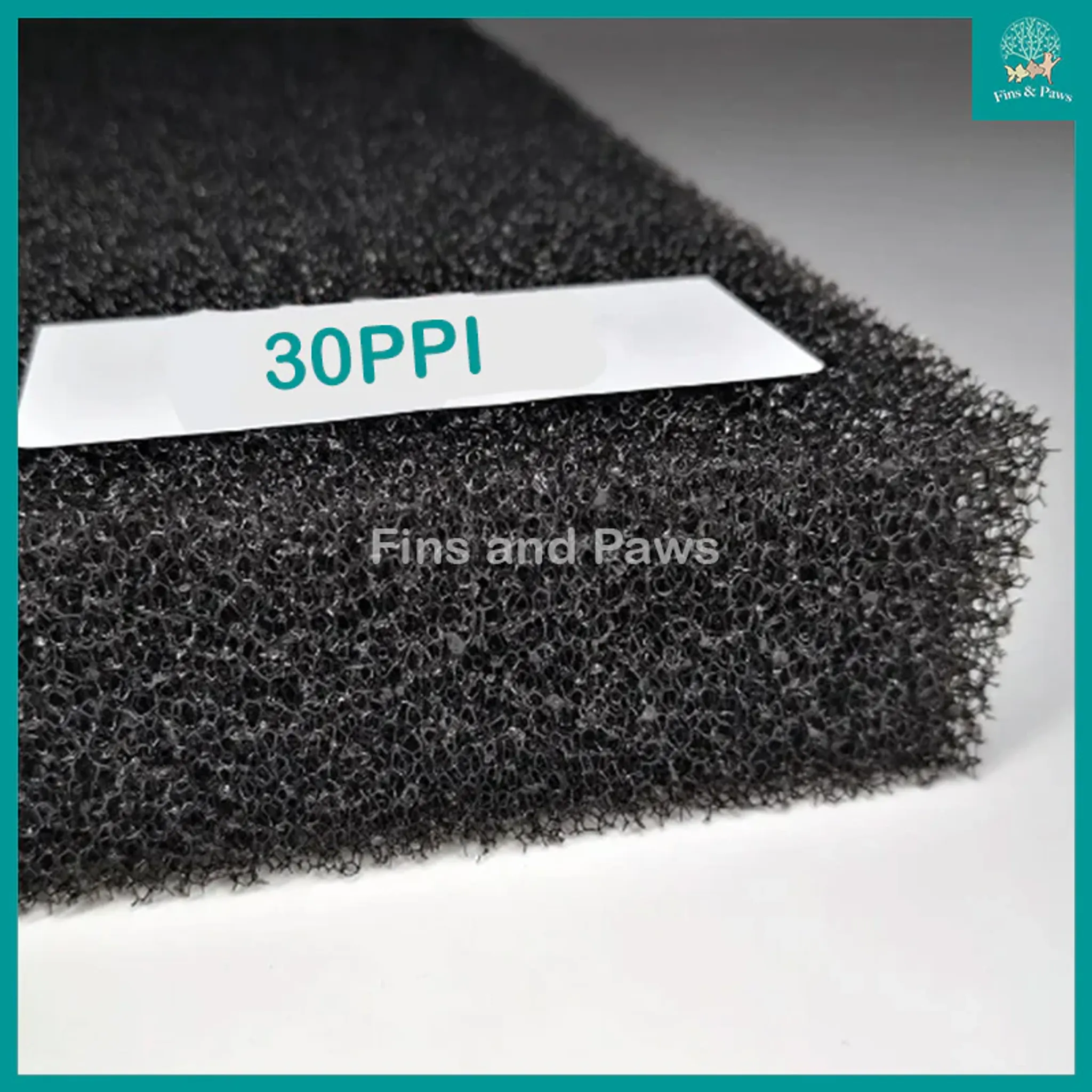 Black Aquarium Reusable Filter Sponge 30ppi