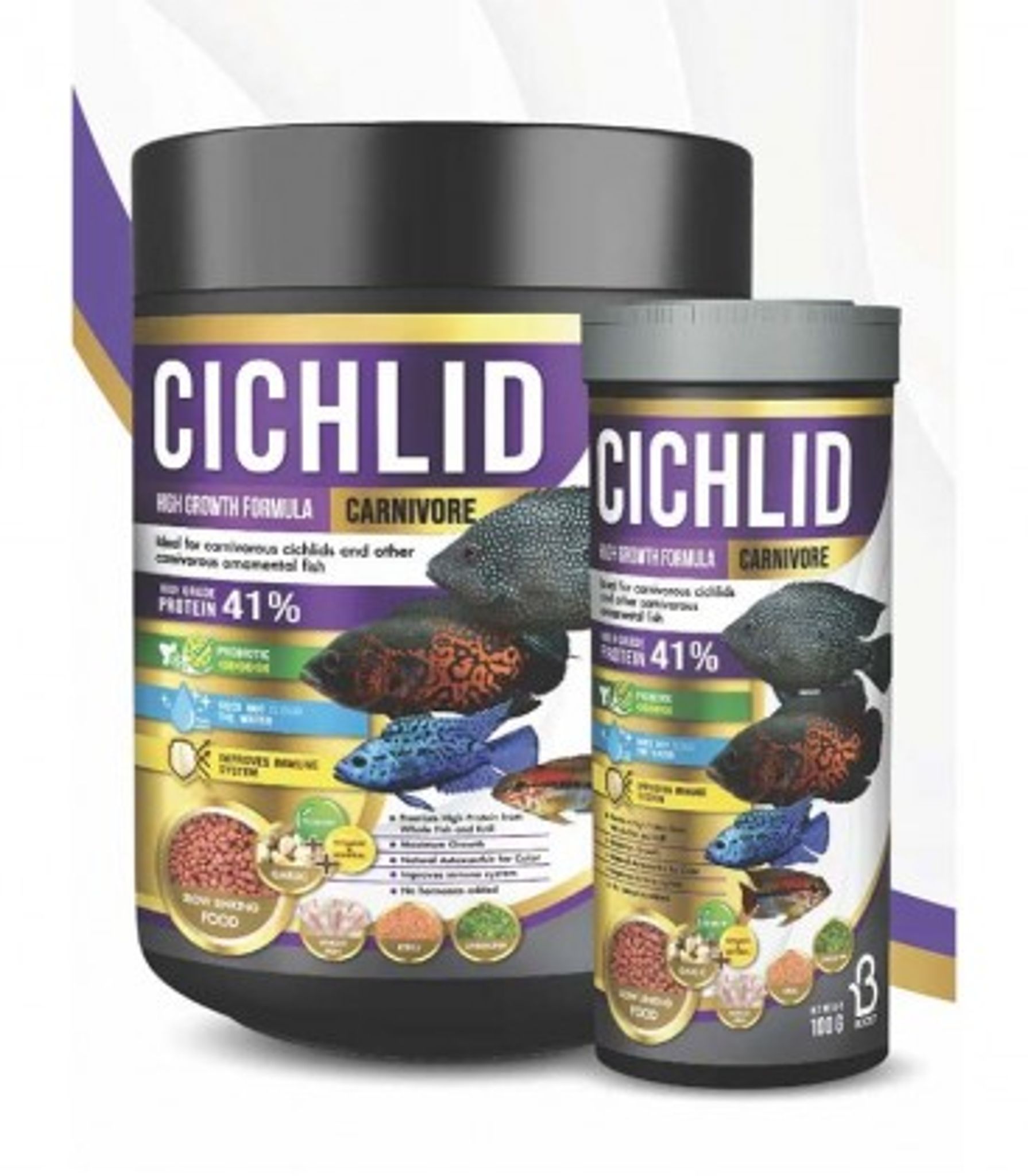 Boost Cichlid Carnivore 500g High Growth (Slow Sinking) (PCN00650)