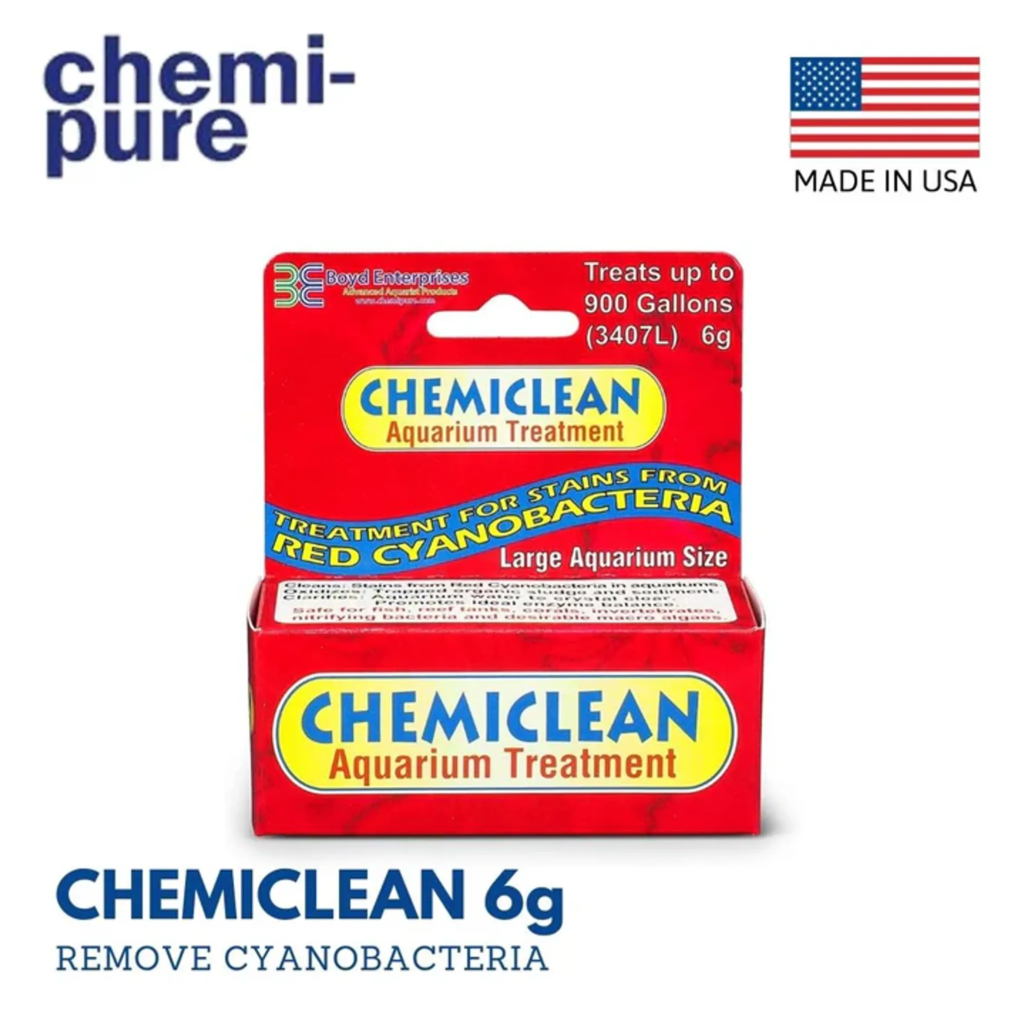 Boyd ChemiClean: Advanced Aquarium Cyanobacteria Algae Remover for Clear Water