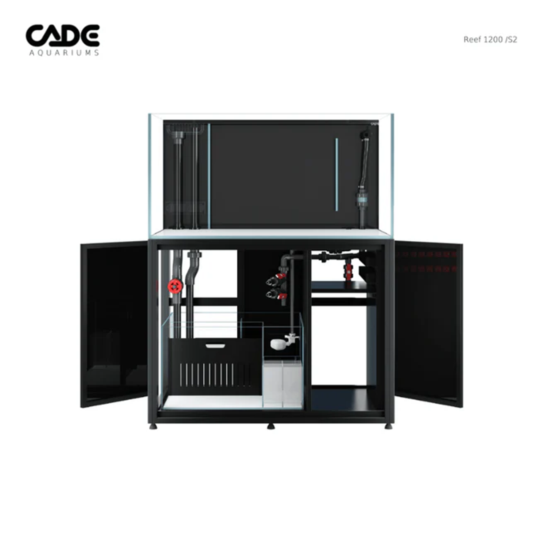 CADE Reef S2 Classic 1200 (Black/White) (120x70x60cm)