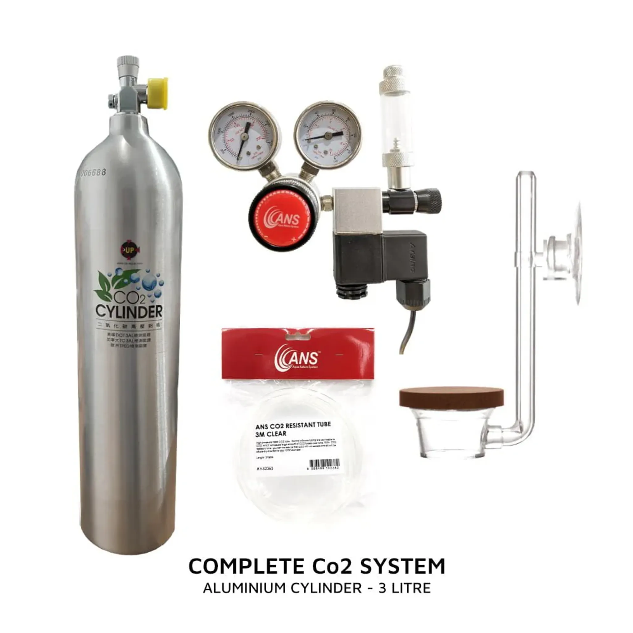 Complete Co2 System (Aluminium Cylinder)