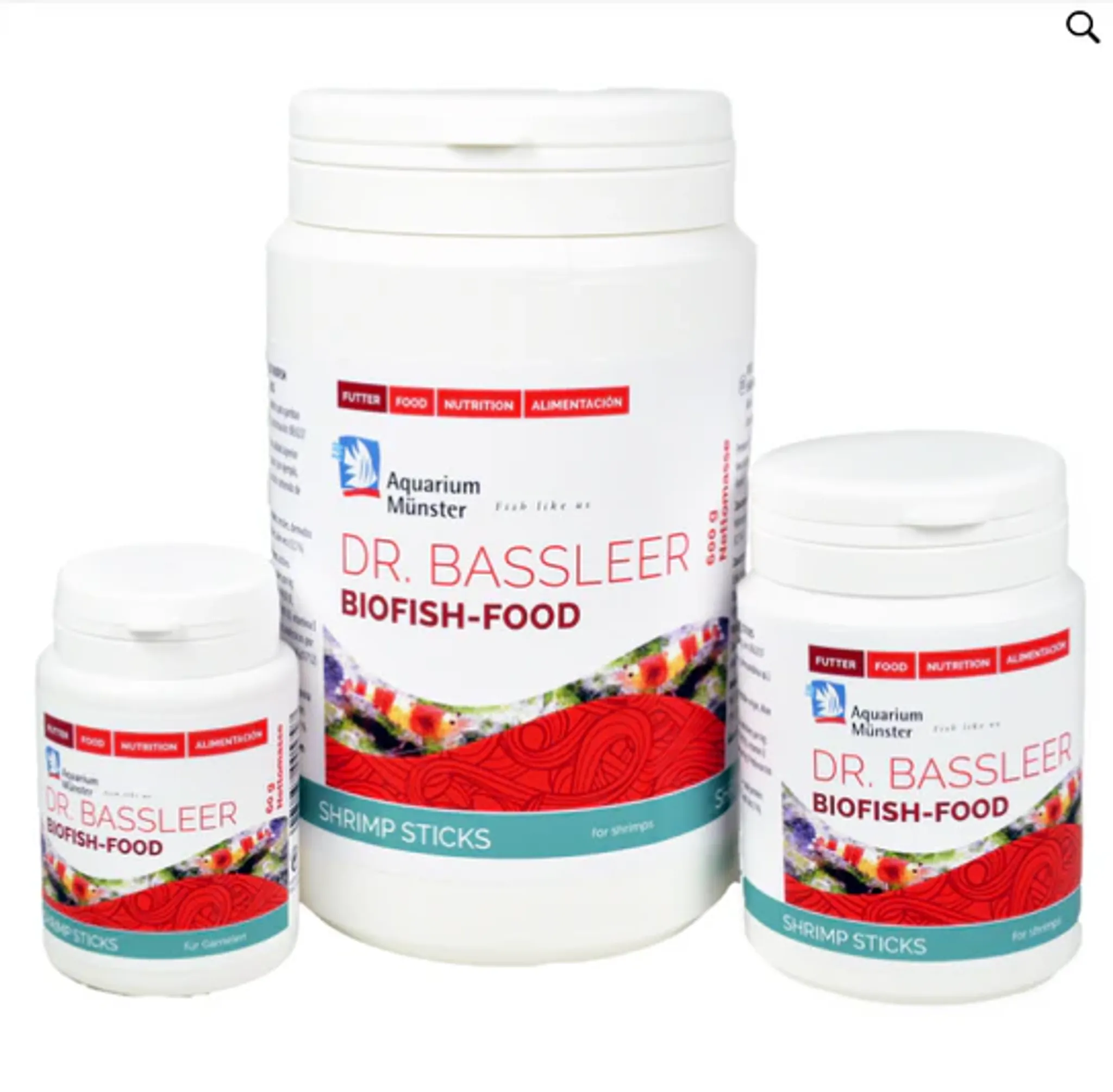 DR. BASSLEER BIOFISH FOOD SHRIMP STICKS 60g