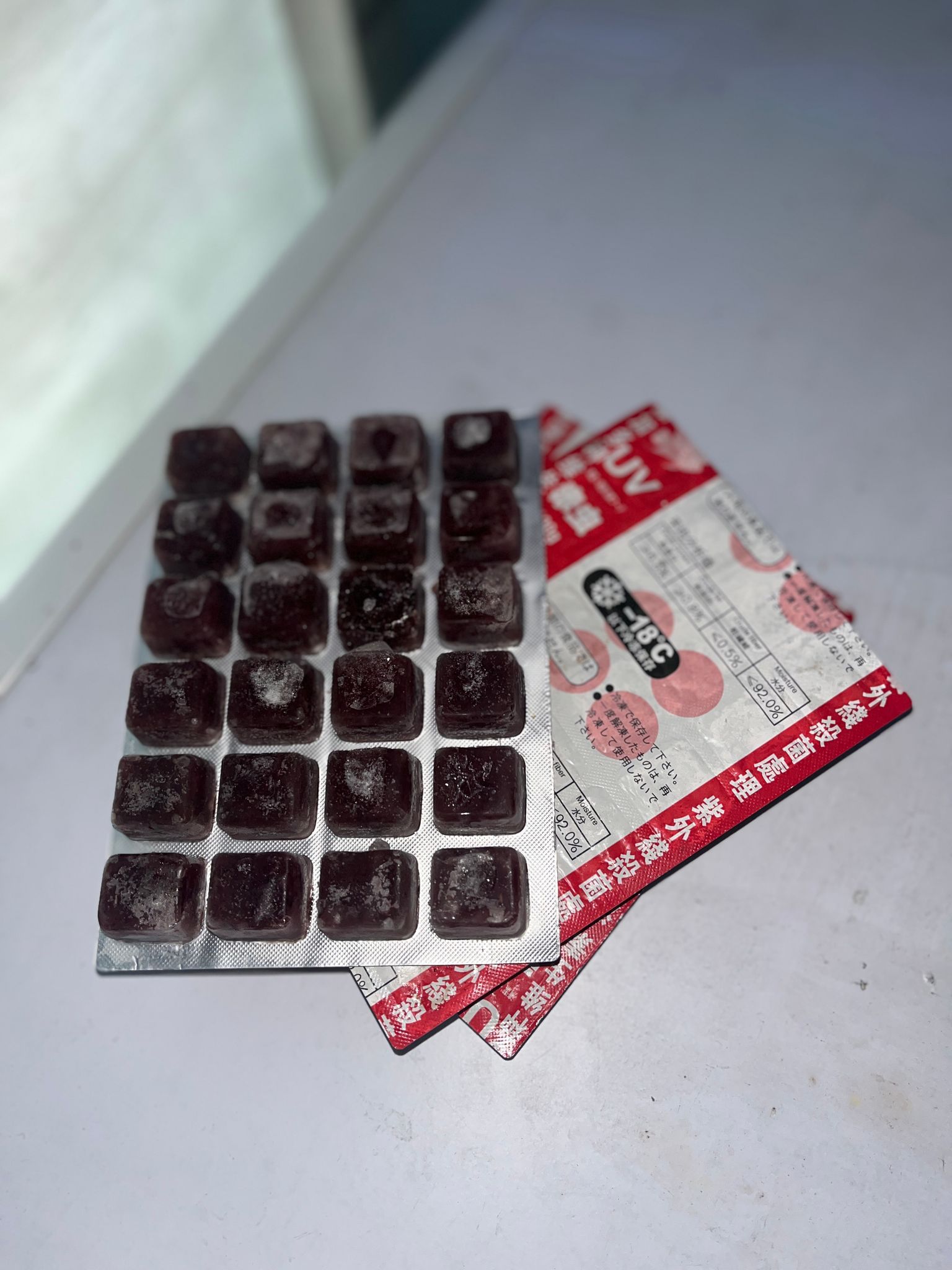 Frozen Blood Worms