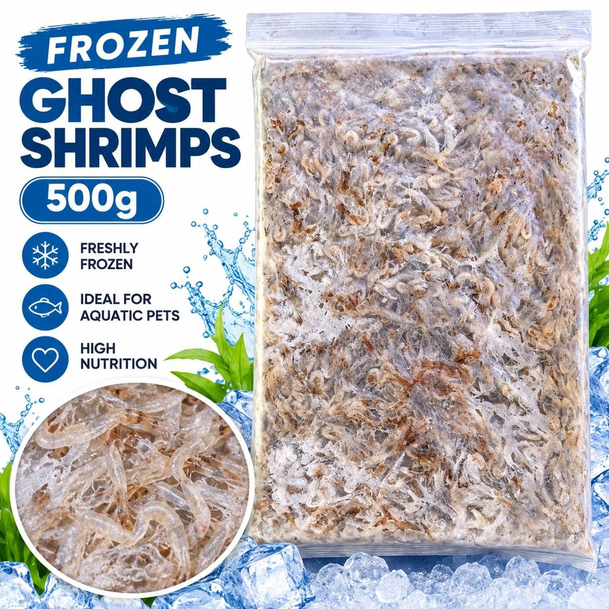 Frozen Ghost Shrimps (500g)