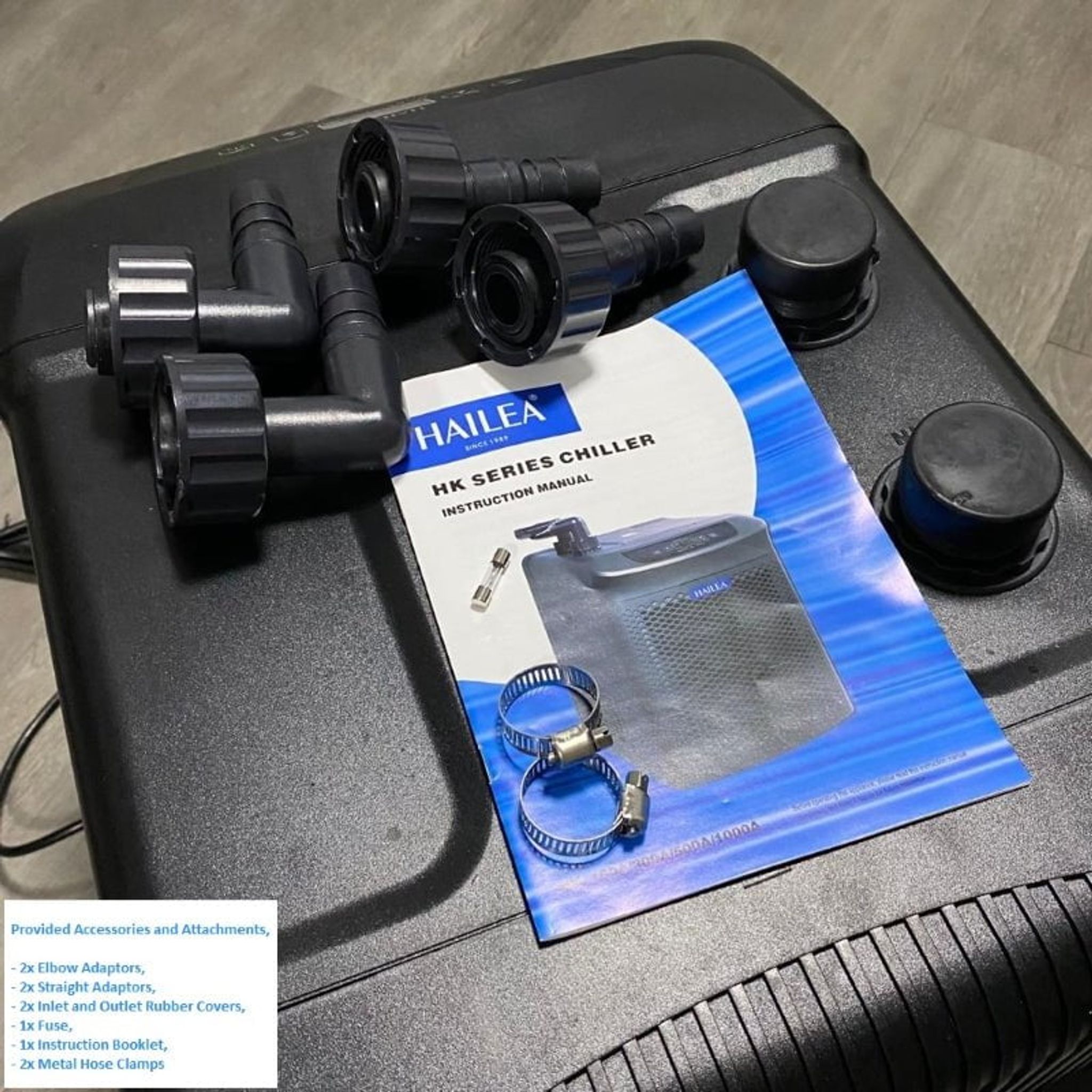 HAILEA Chiller - HK Series (150-1000L) - UK 3-Pin Plug Edition