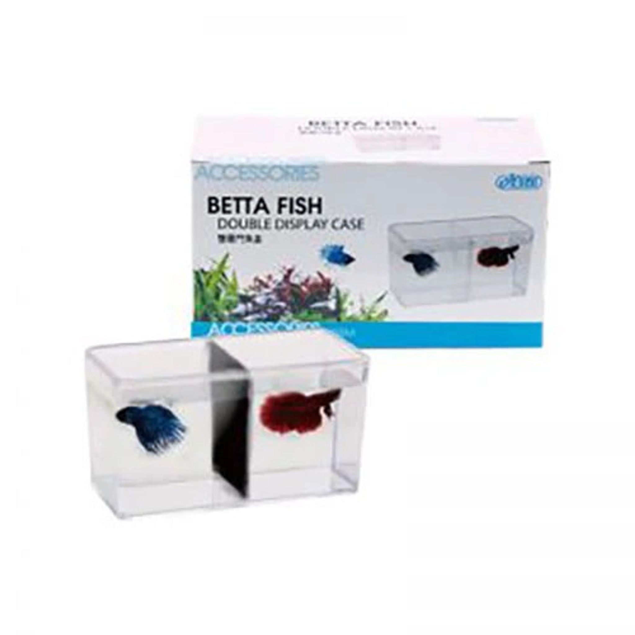 ISTA Betta Fish Double Display Case