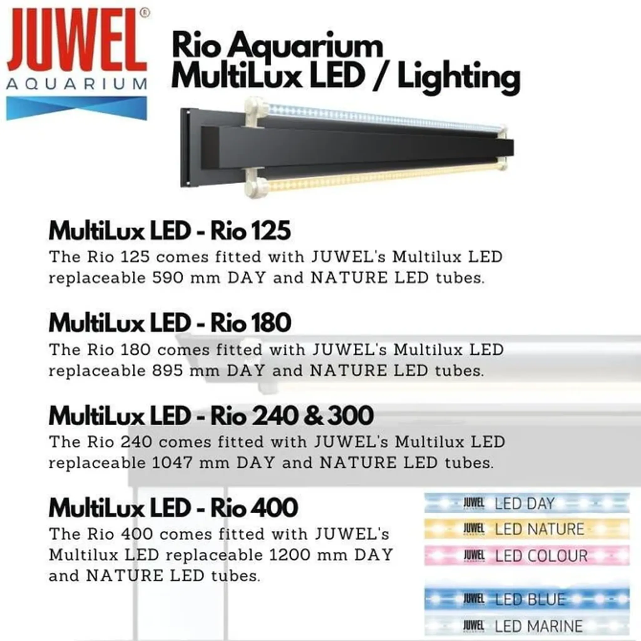 JUWEL Rio Aquariums (Rio 125 Tank Set)
