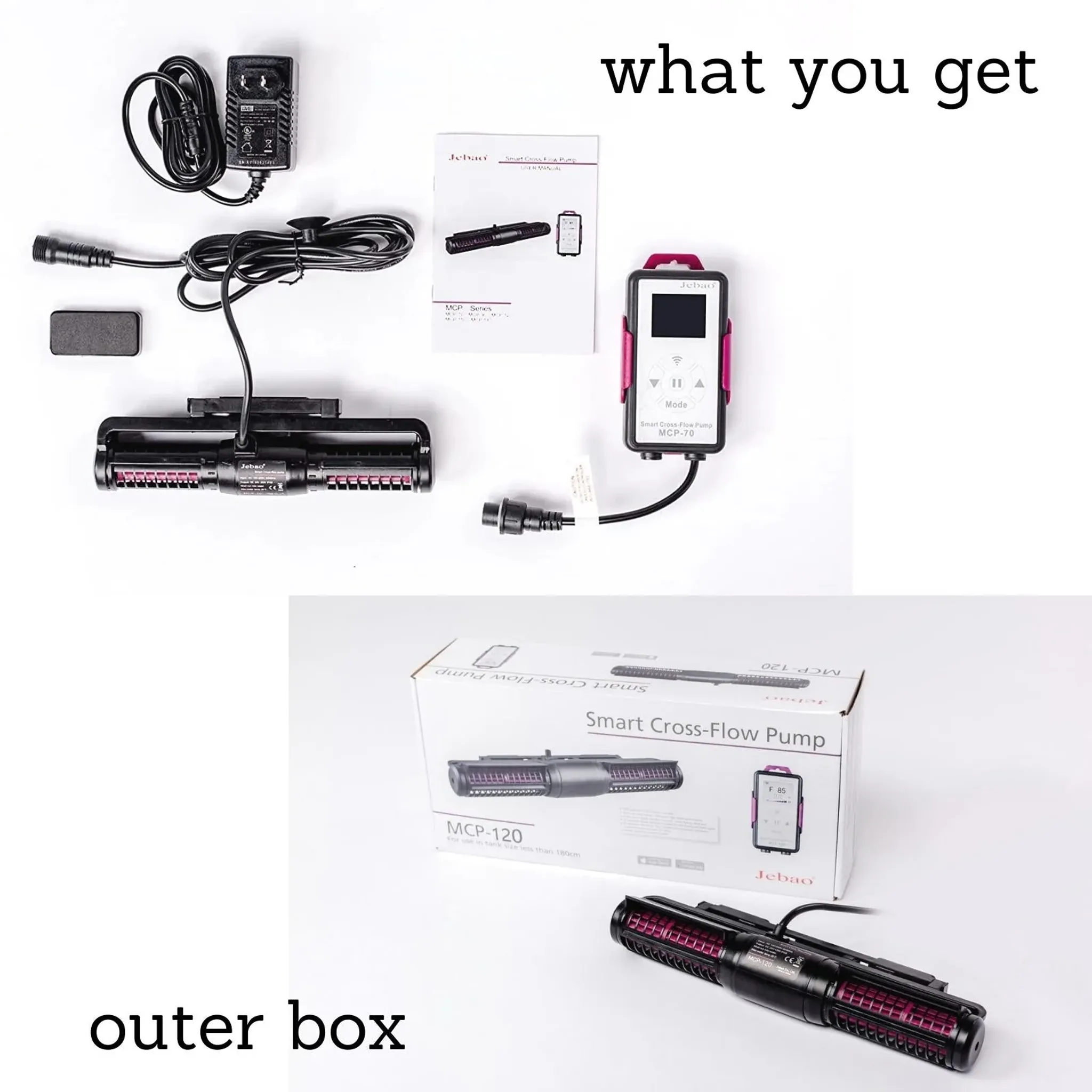 Jebao Crossflow Wavemaker (WIFI) MCP-120