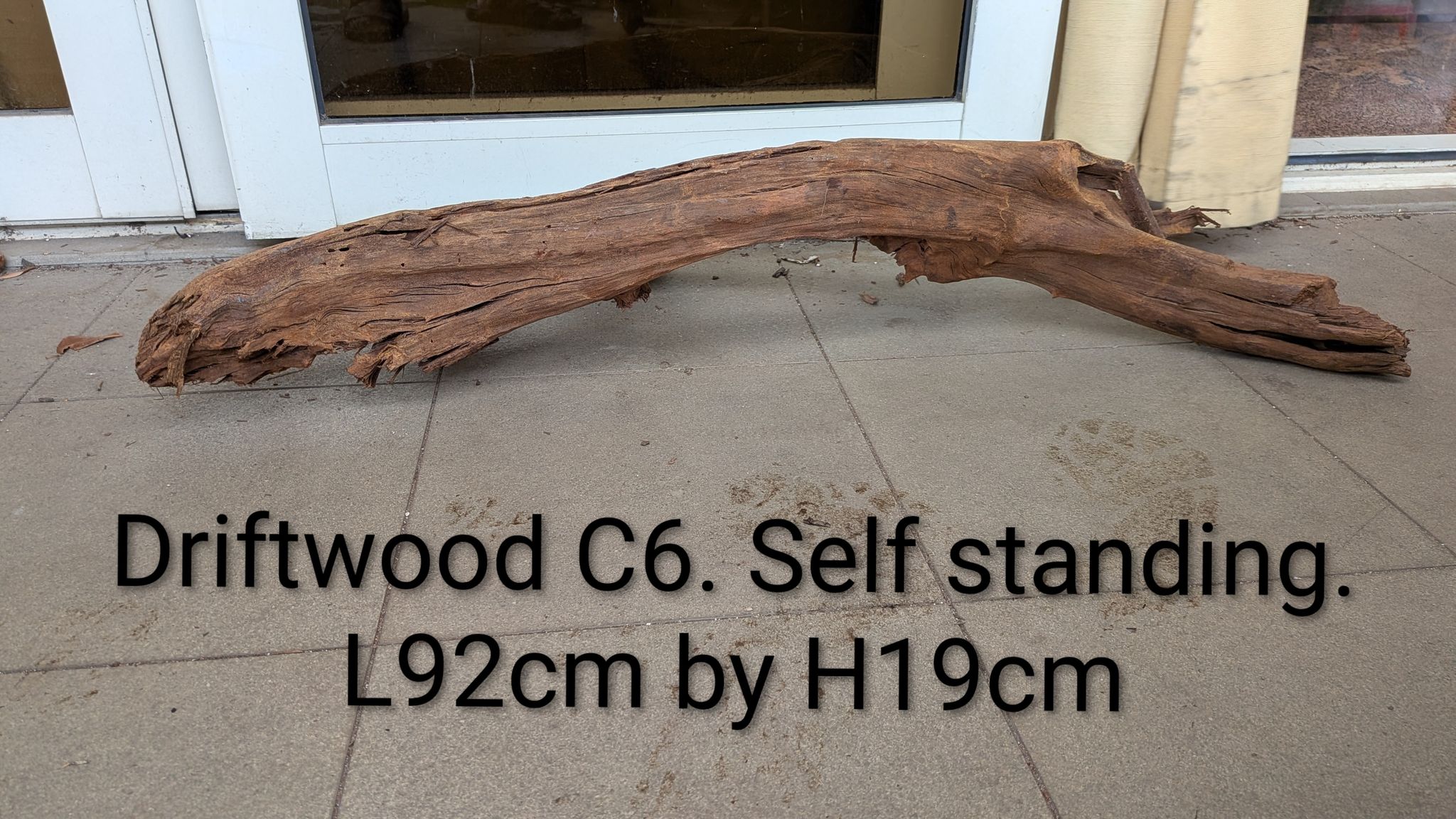 More New Arrivals !!! Extra long beautiful arch shaped Malayan driftwood