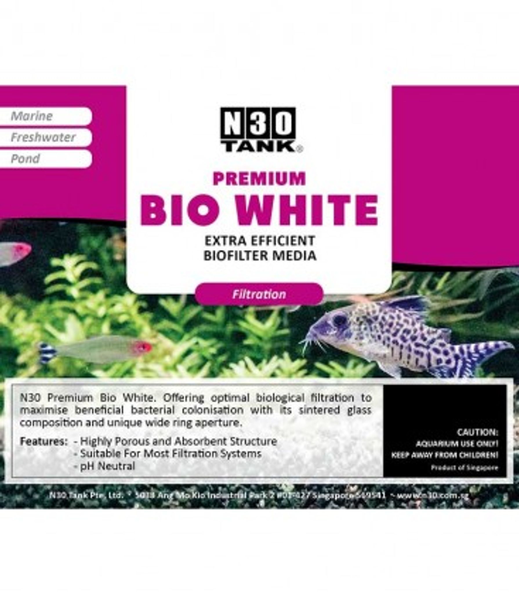 N30 Premium Bio White Filter Media 300g (N0159)