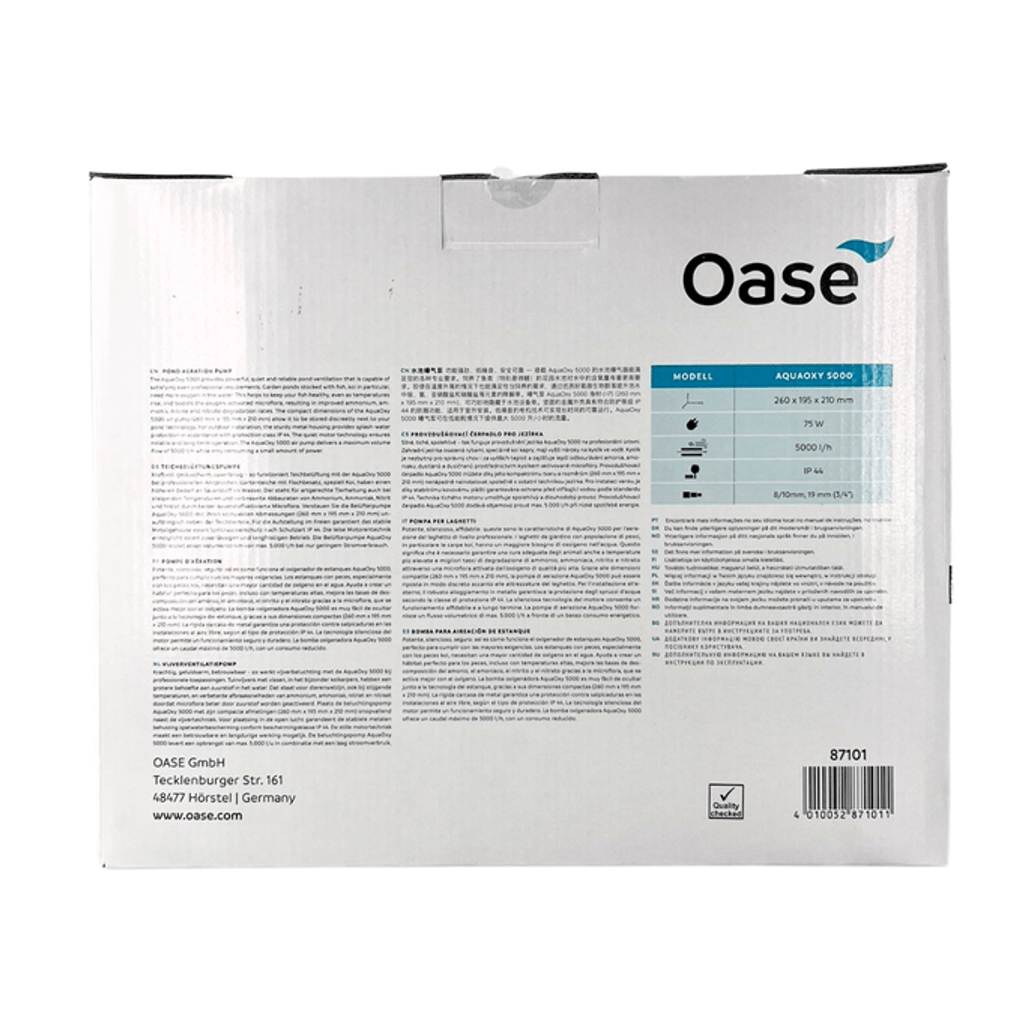 OASE AquaOxy 2500/5000 (pond air pump)