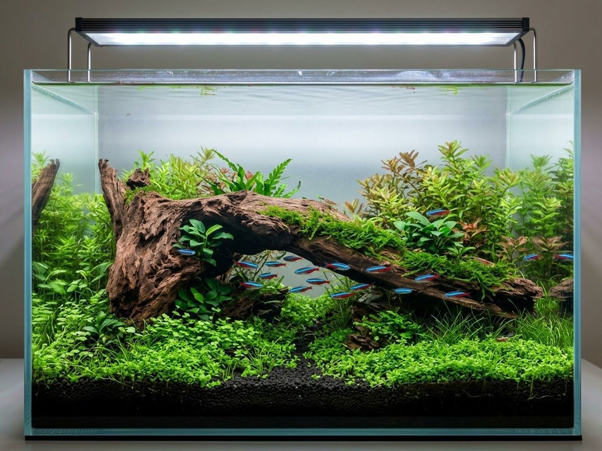 Premium Aquascaping Cave Driftwood B25 | Self-Standing Statement Centerpiece (80cm)