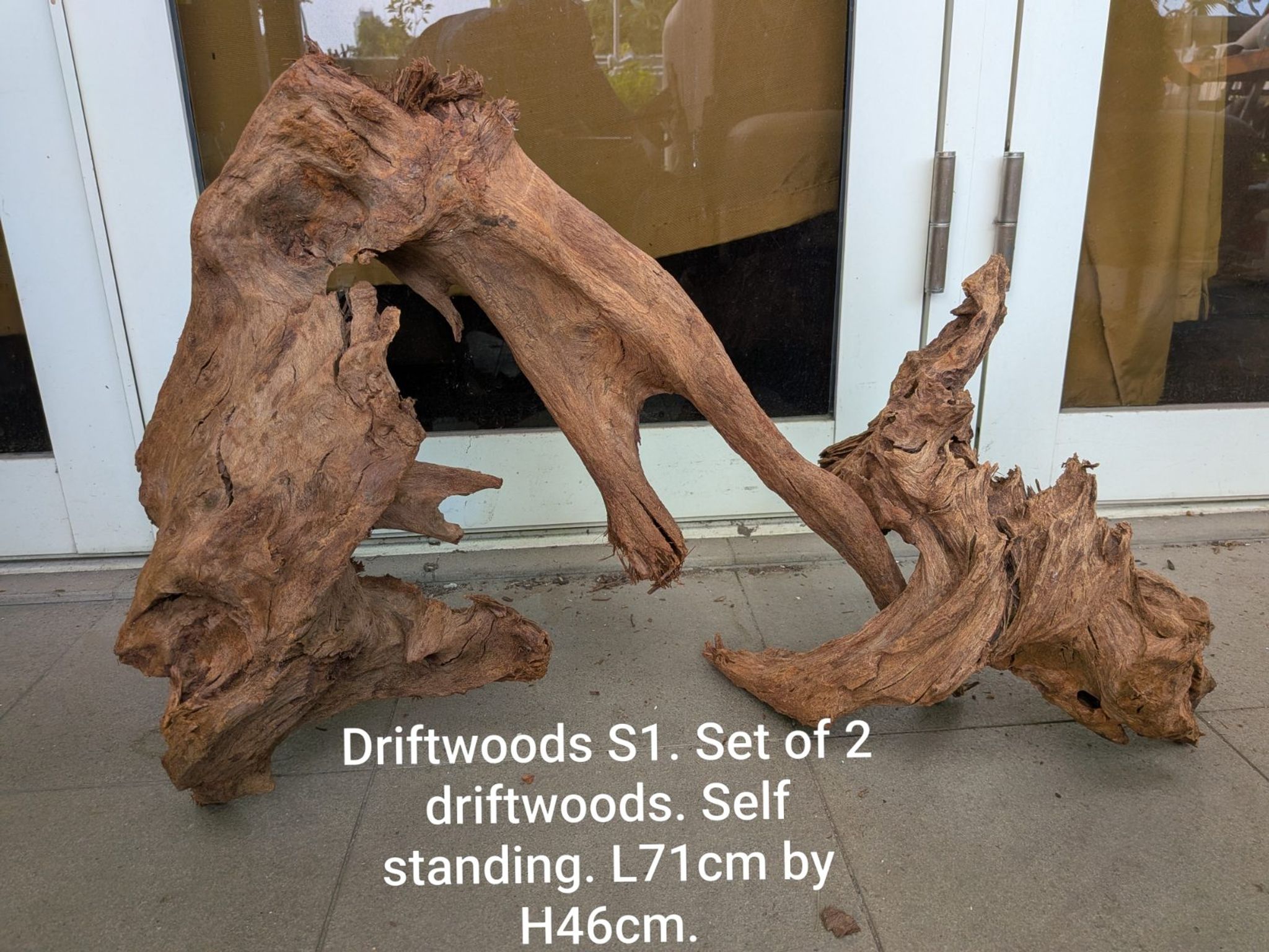 Premium Aquascaping Driftwoods S1 | Set of 2 Self-Standing Centerpieces
