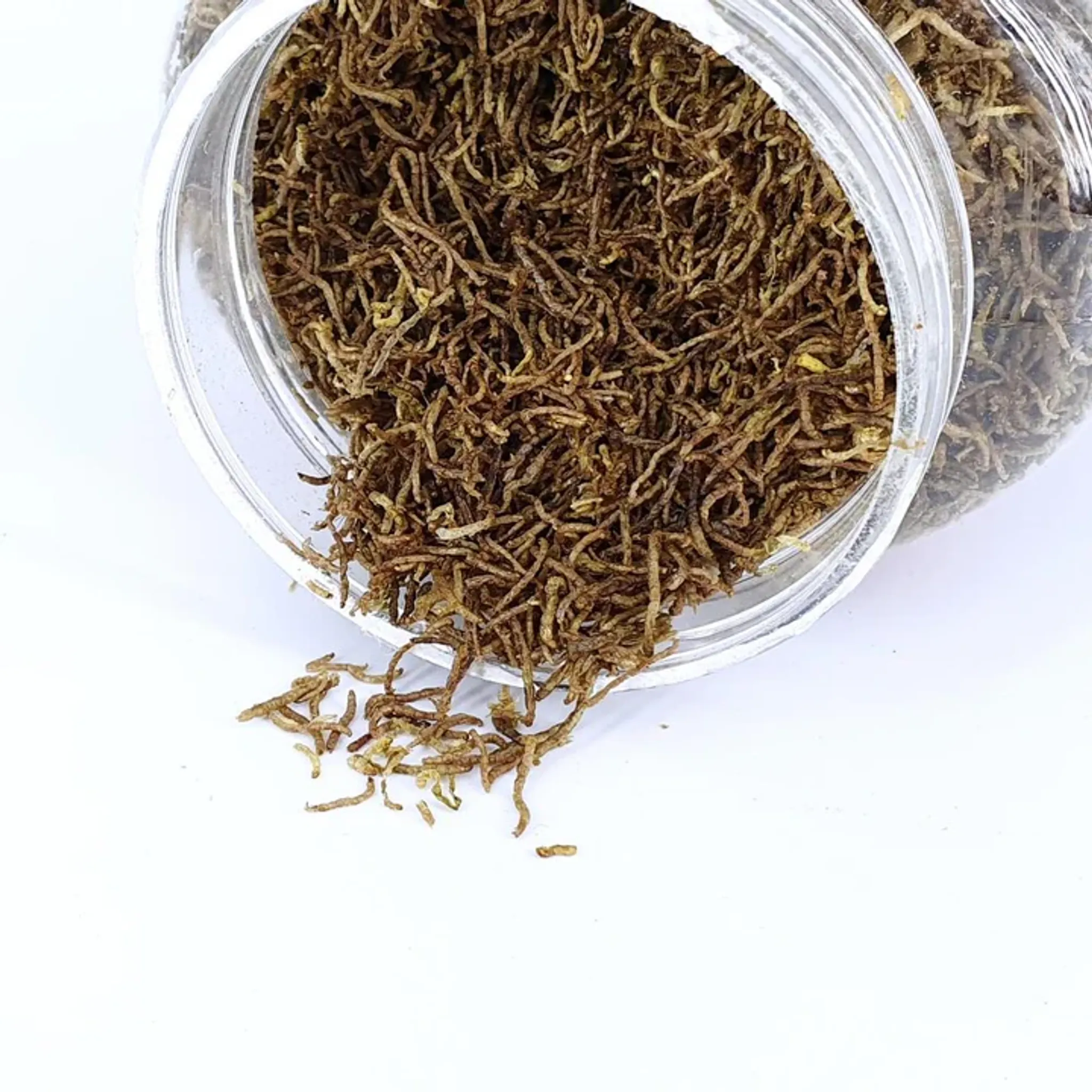 Premium Freeze-Dried Bloodworm Fish Food, High Protein, Natural Color Enhancing