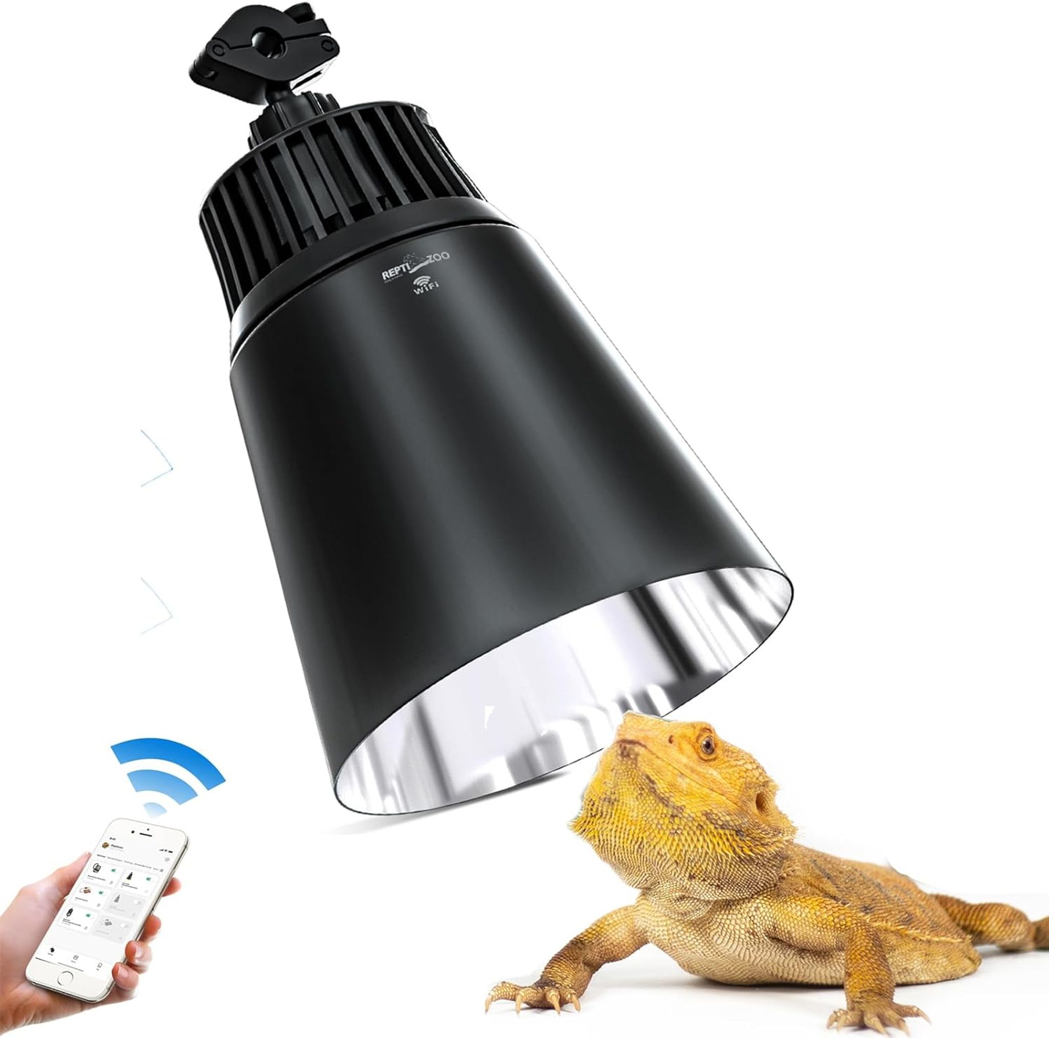 Reptizoo Smart Wifi Deep Dome Lamp Fixture (5.5″)(ZRL04D)