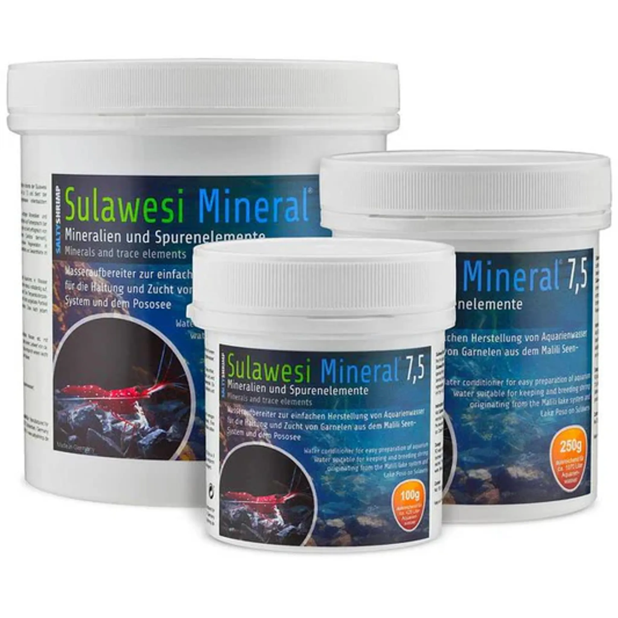 SaltyShrimp Sulawesi Mineral 7.5: Optimal pH Water Remineralizer for Vibrant Shrimp