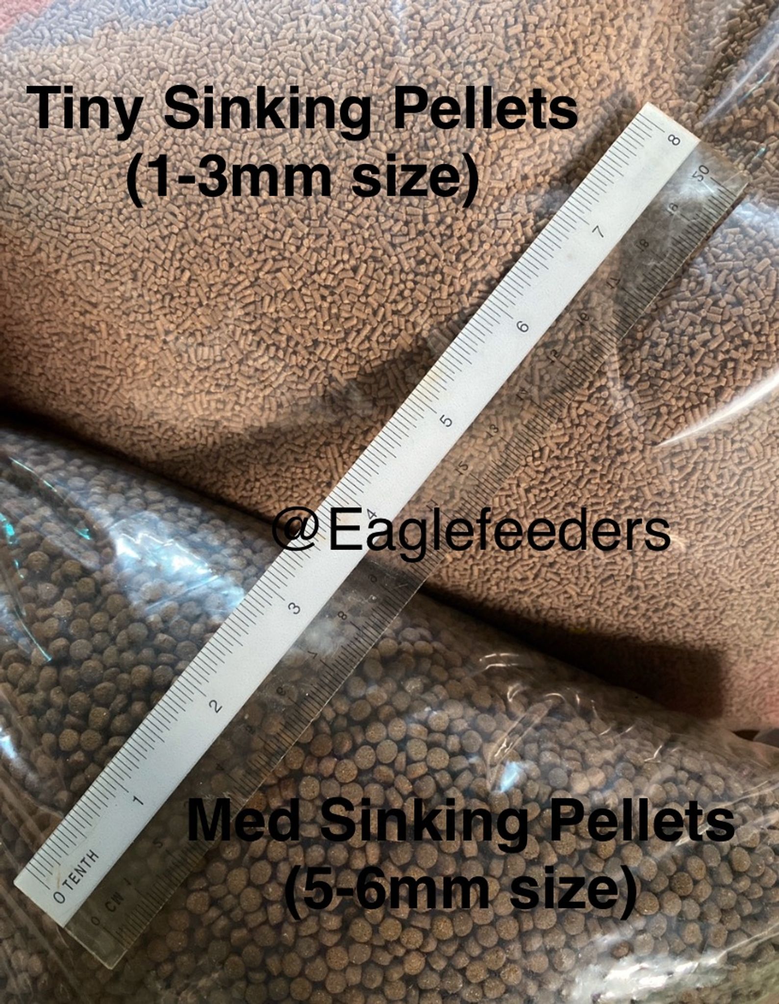 Sinking or Floating pellets (farm use)