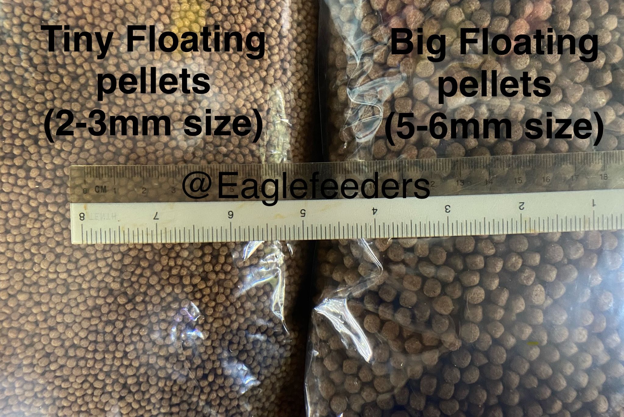 Sinking or Floating pellets (farm use)
