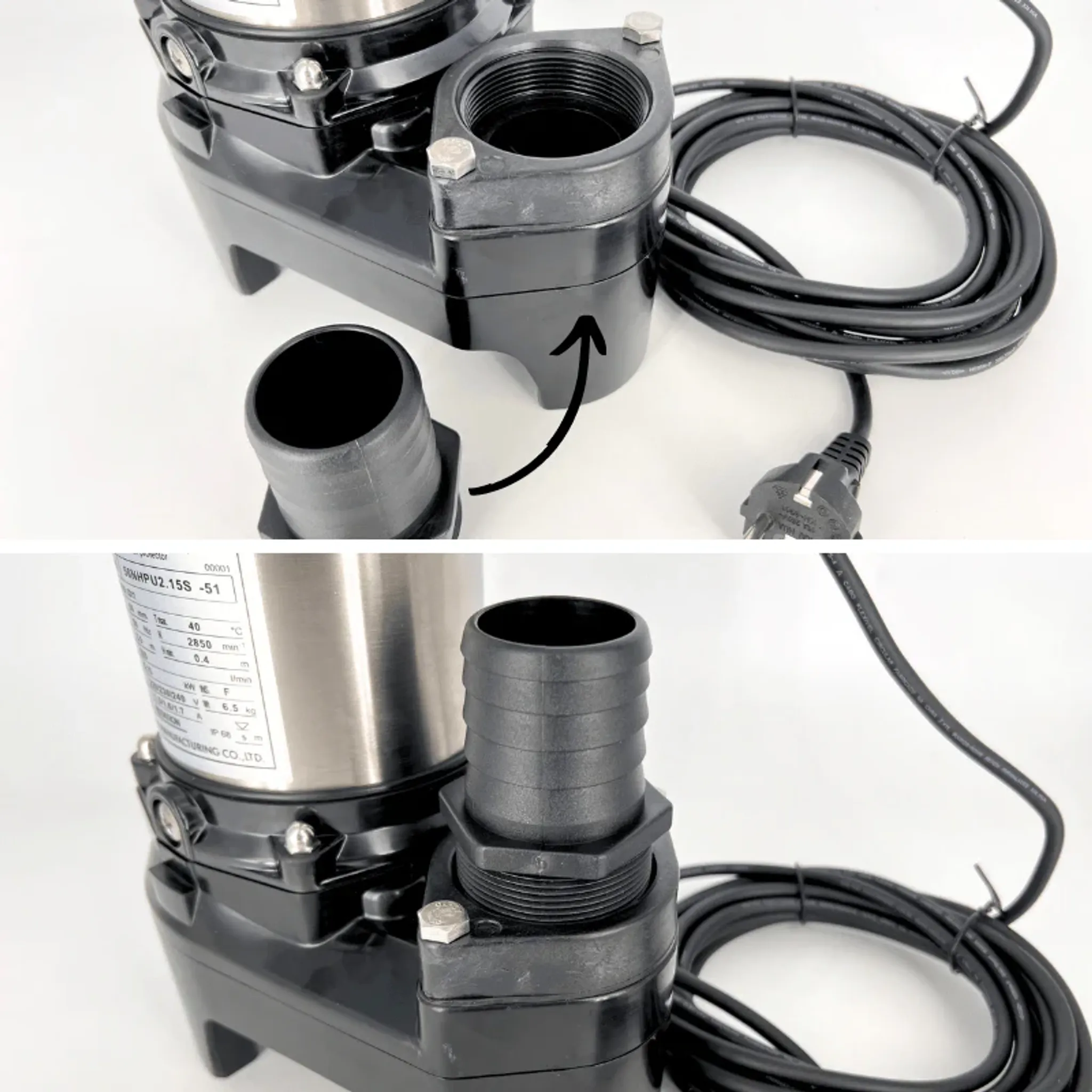 Tsurumi Submersible Sewage Pump - 50NHPU2.15S (New Model)