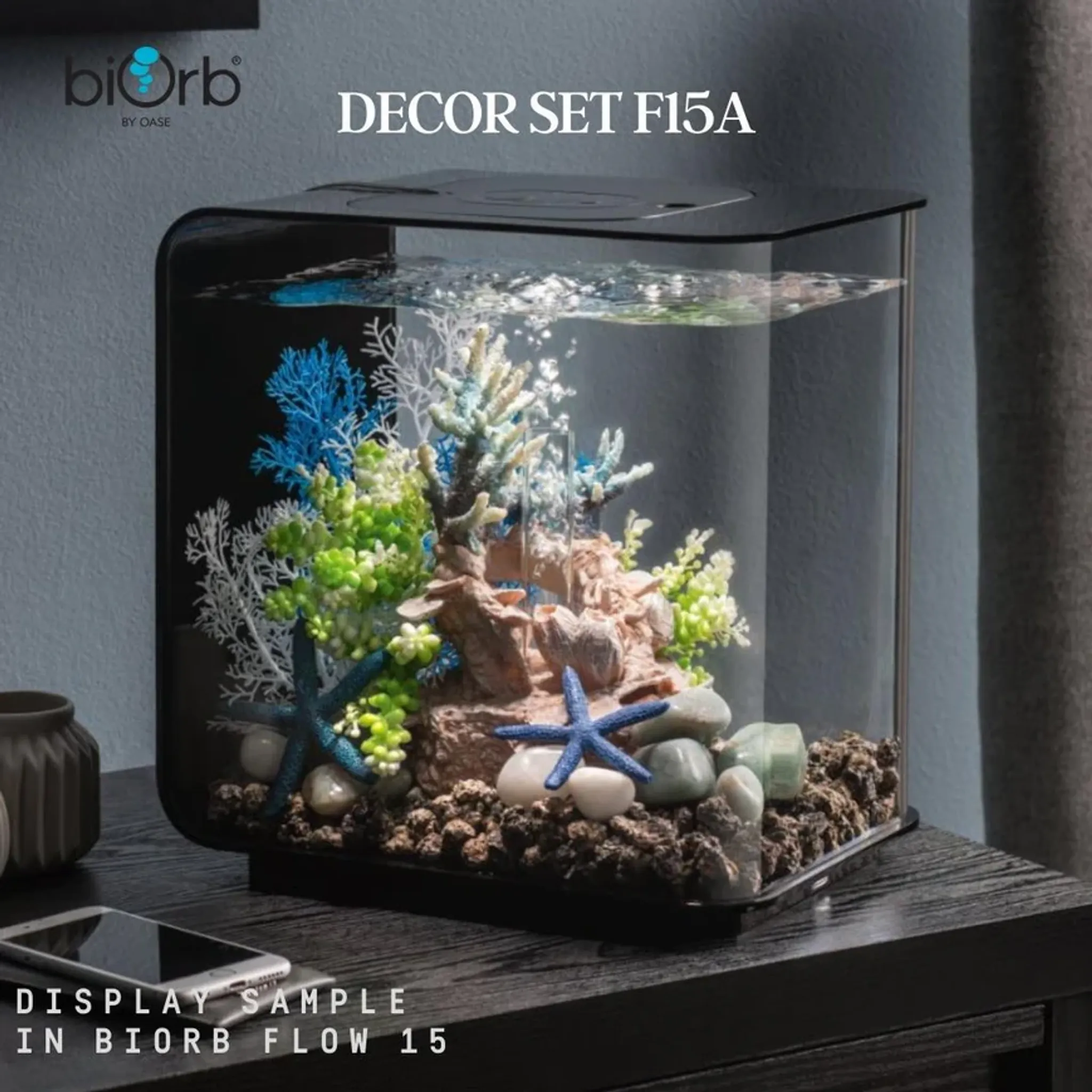 biOrb FLOW 15 Aquarium (MCR - Multi-Color Remote)