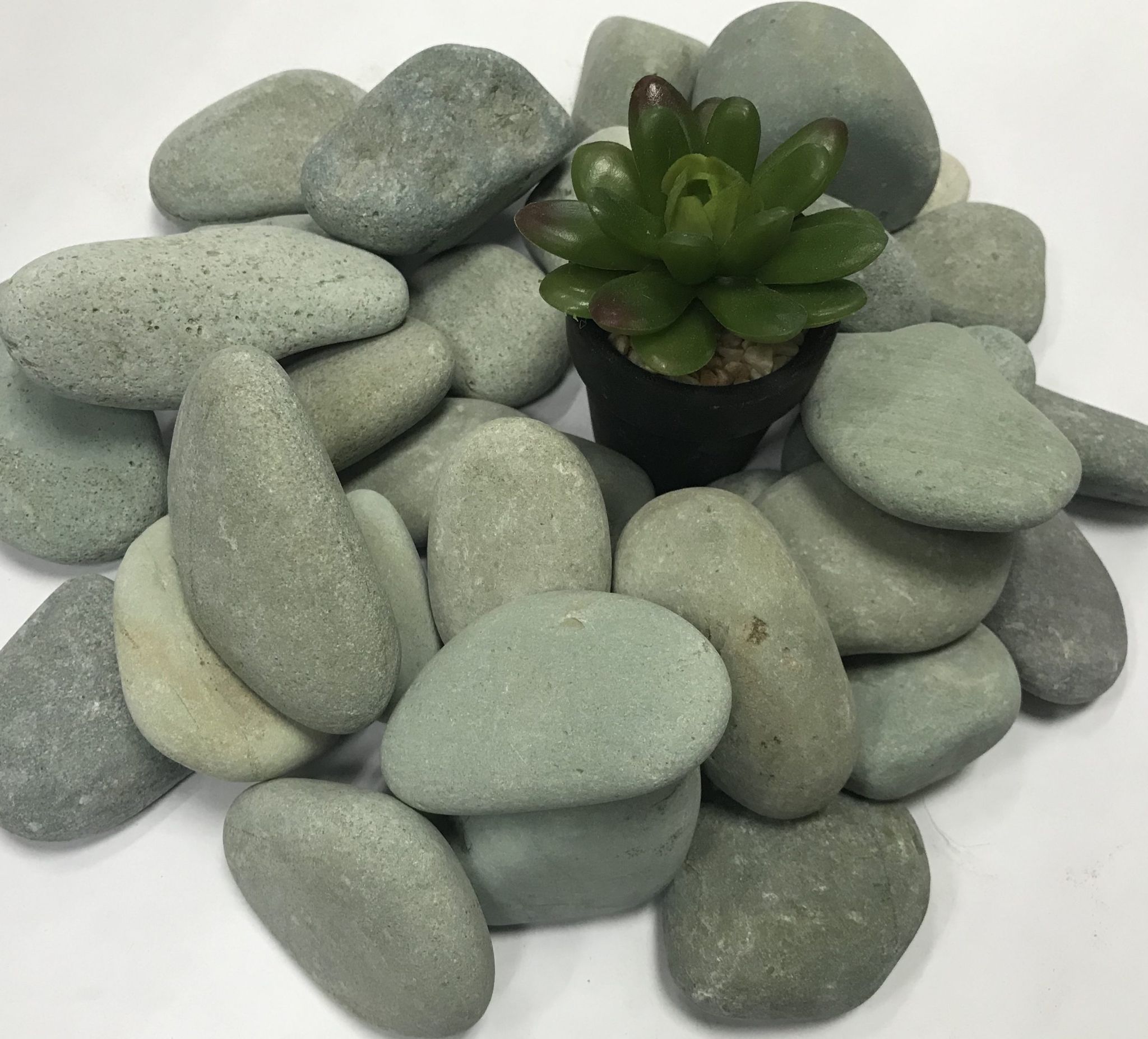 GREEN PEBBLE STONE (20kg)
