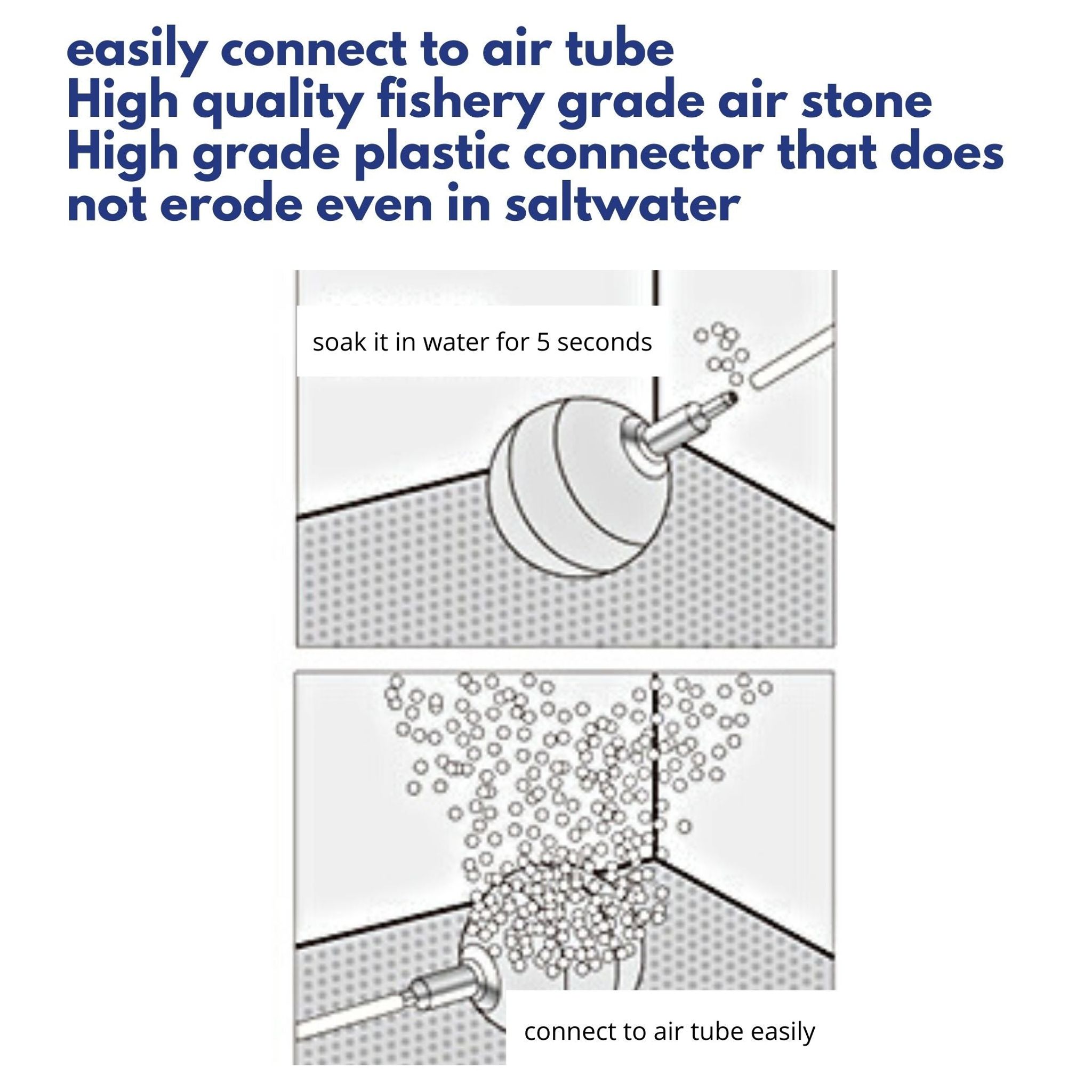 ANGEL AQUA Air Stone (Ball) DY-105 Series