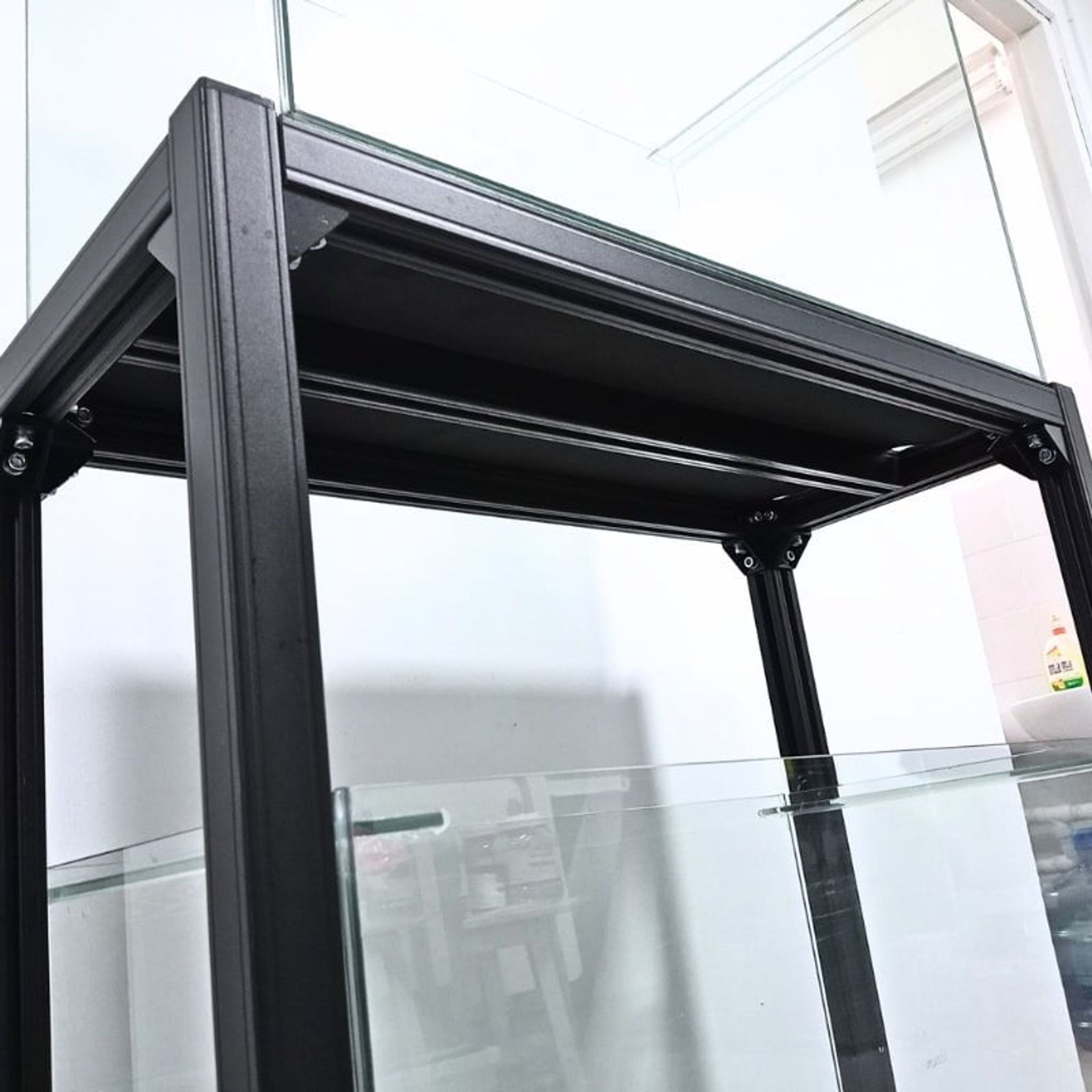 ANS AluStand Aquarium Stand with Rack Covers (Heavy-duty Aluminium Stand)