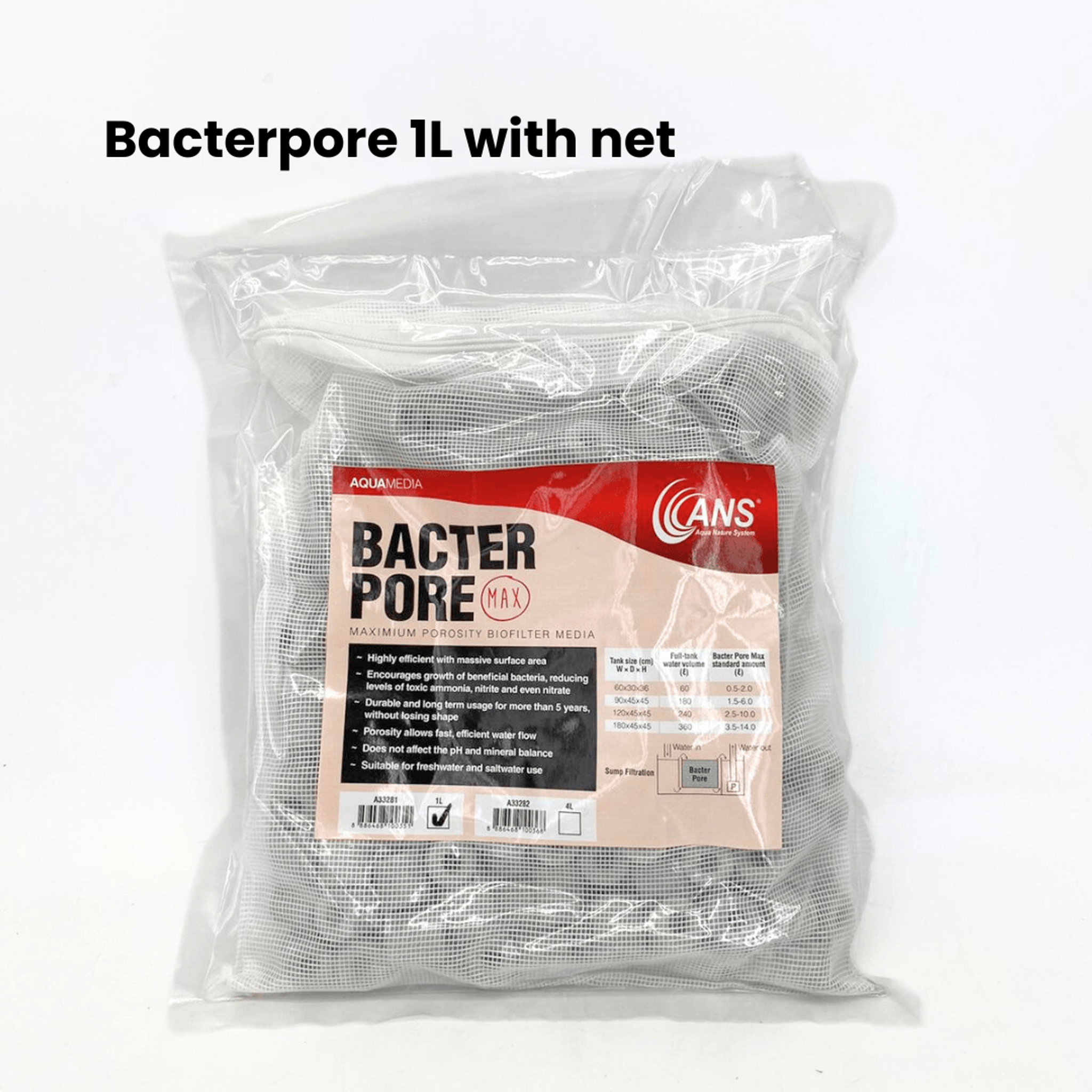 ANS BacterPore MaxSuper Porous Ceramic Rings | Aquarium Koi Pond | pH Neutral Long Lasting