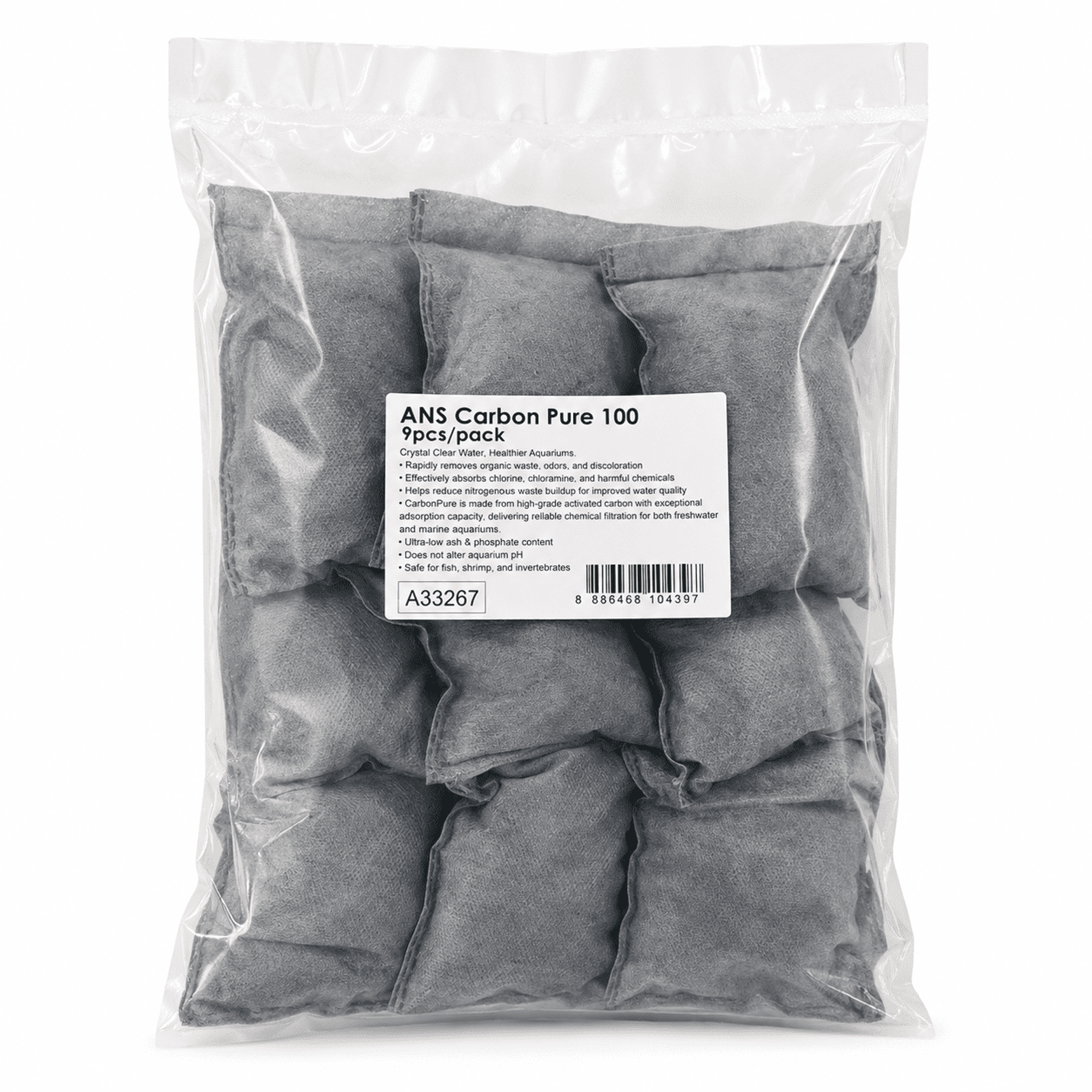 ANS Carbon Pure 100 (9 pieces per pack)