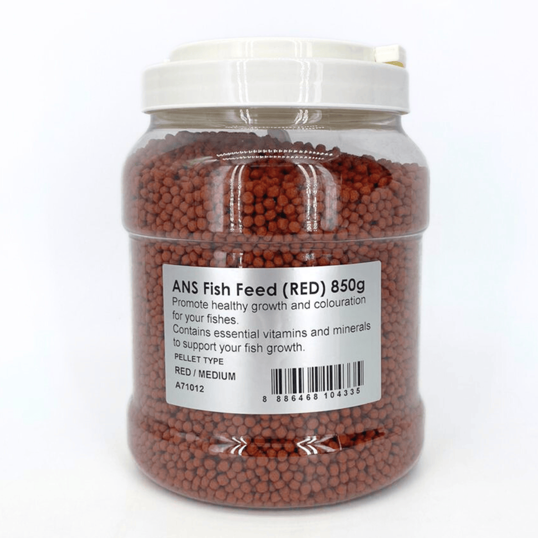 ANS Fish Feed (RED) small/medium (850/1000g)