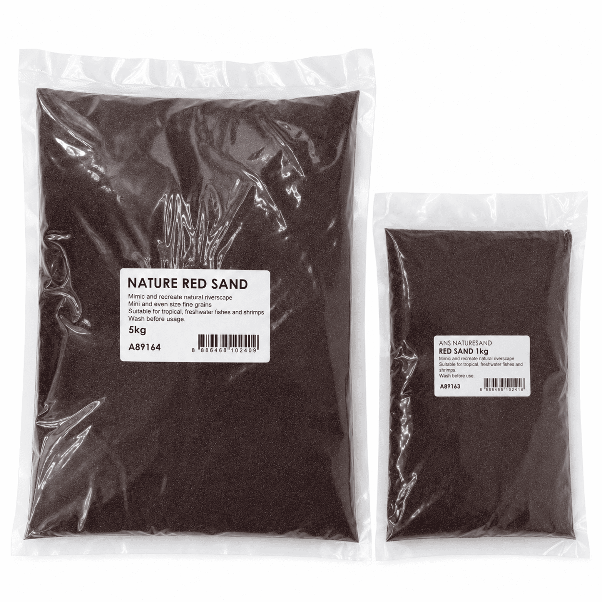 ANS NatureSand Red Sand 1kg/5kg (great sand for biotope)