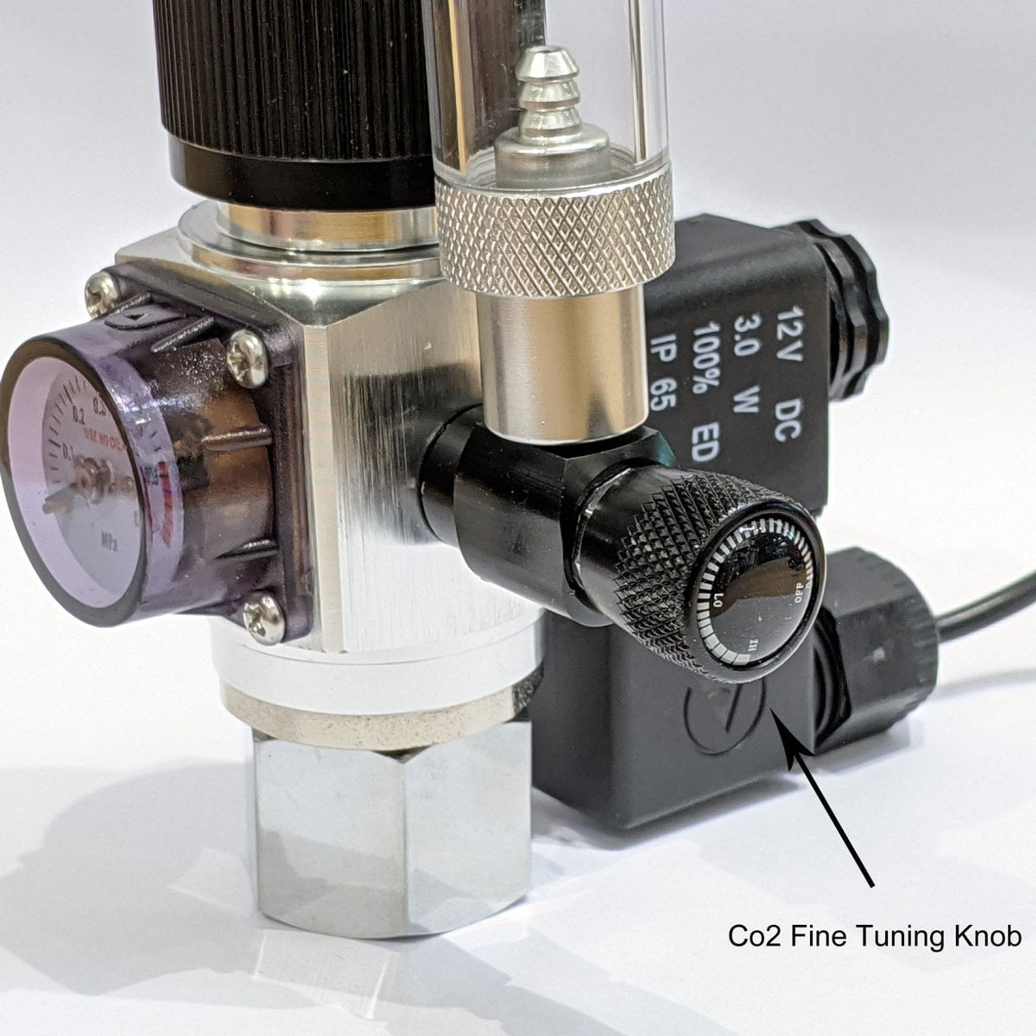 ANS PRO II CO2 Regulator Compact (Dual Stage with Solenoid)