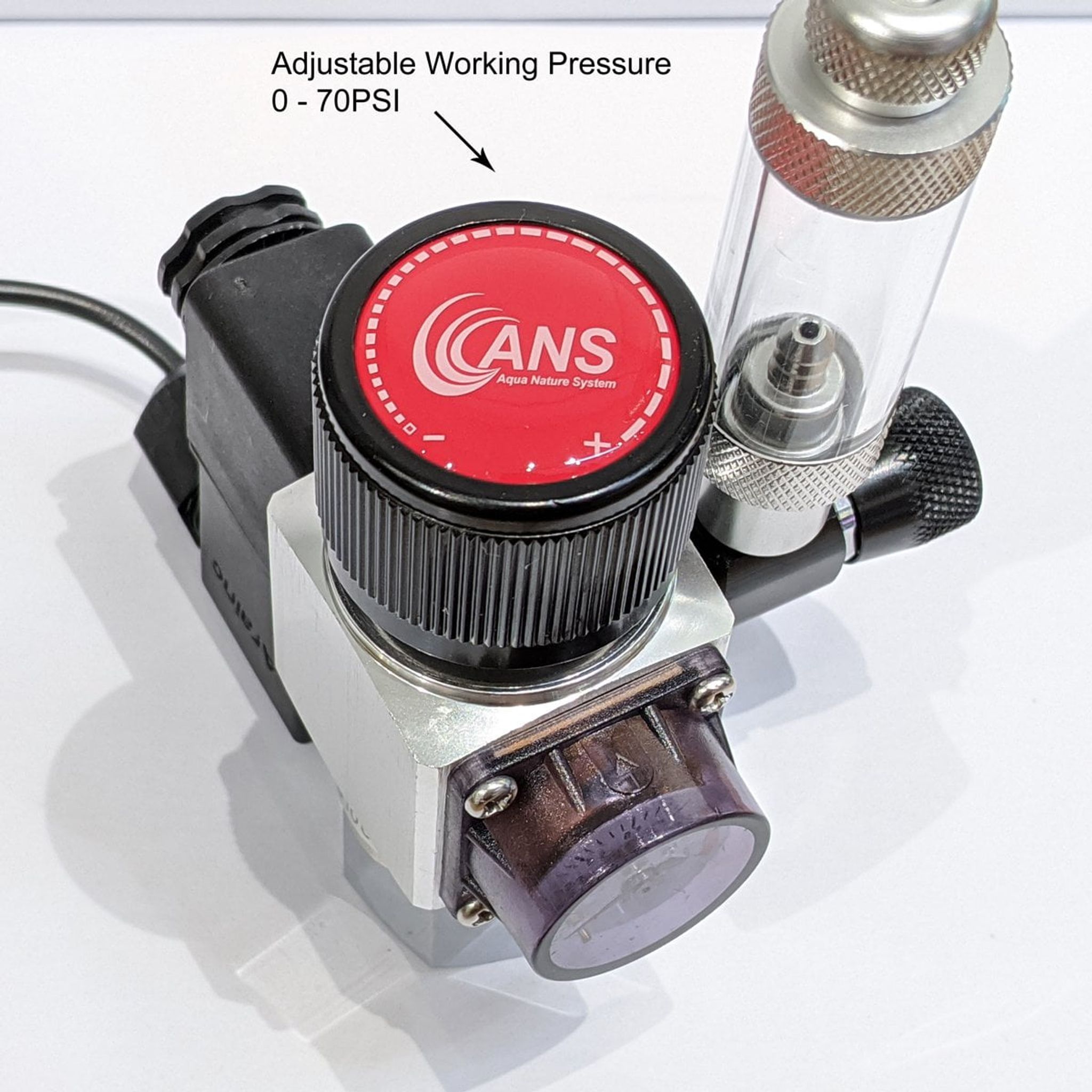 ANS PRO II CO2 Regulator Compact (Dual Stage with Solenoid)