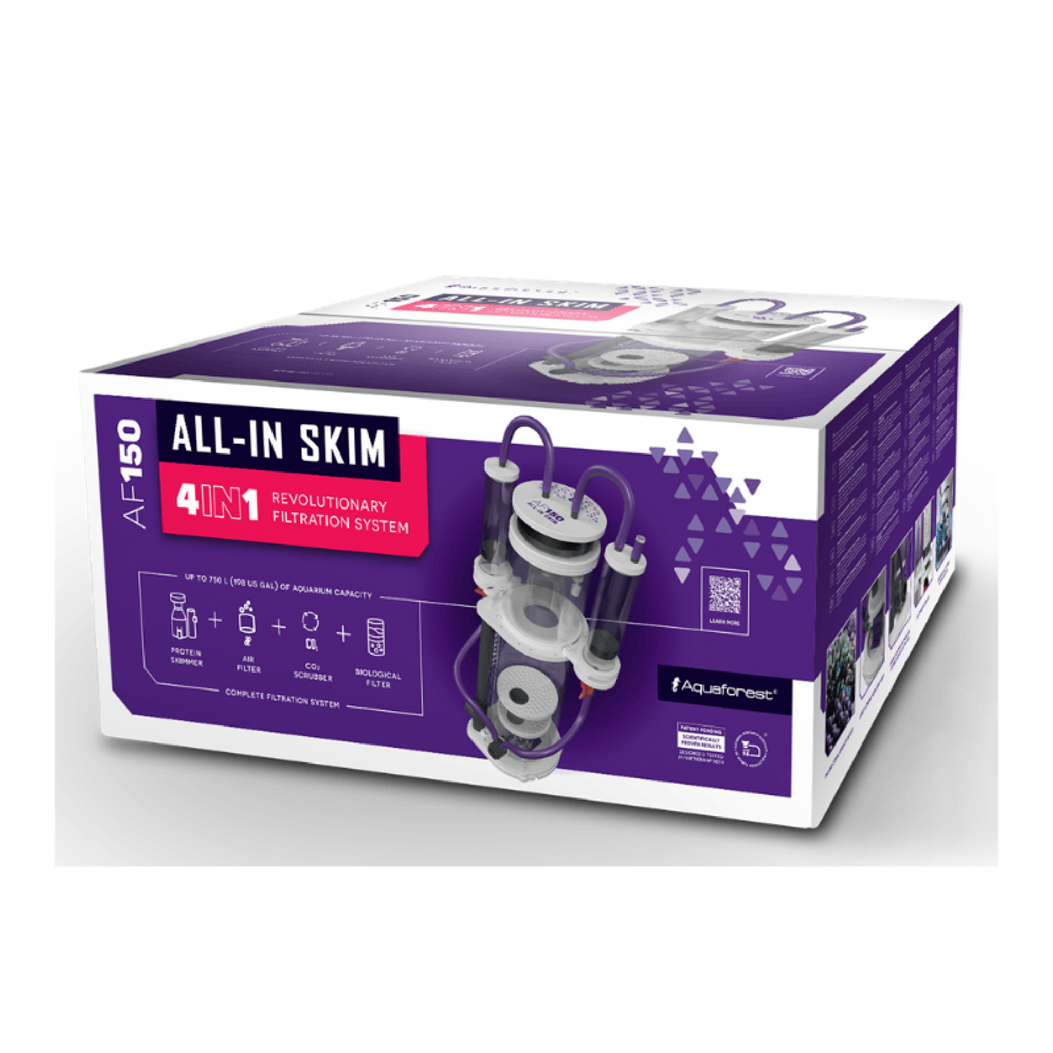 Aquaforest 150 All in Skim (4 in 1 protein skimmer)